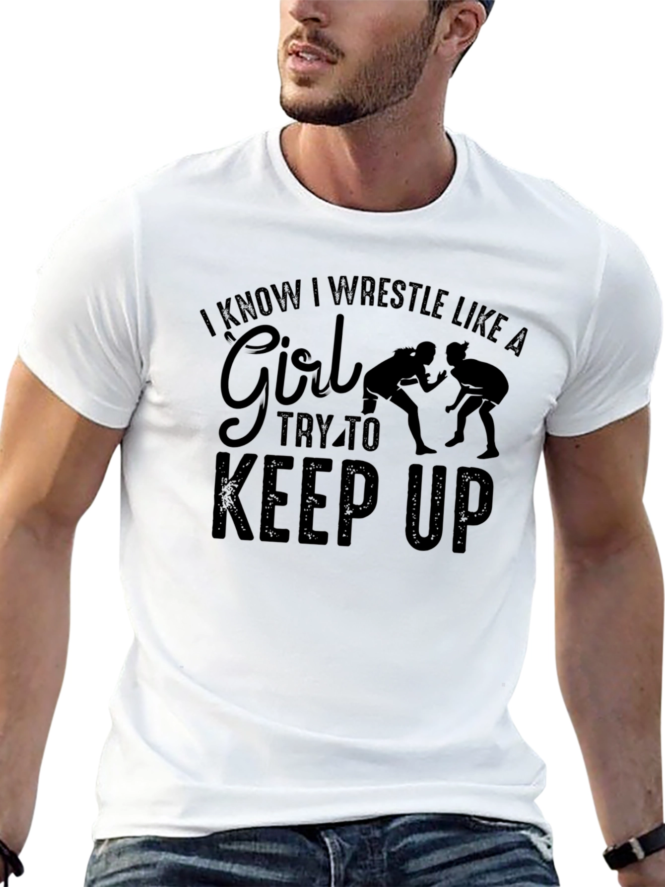 I Wrestle Like a Girl T-Shirt