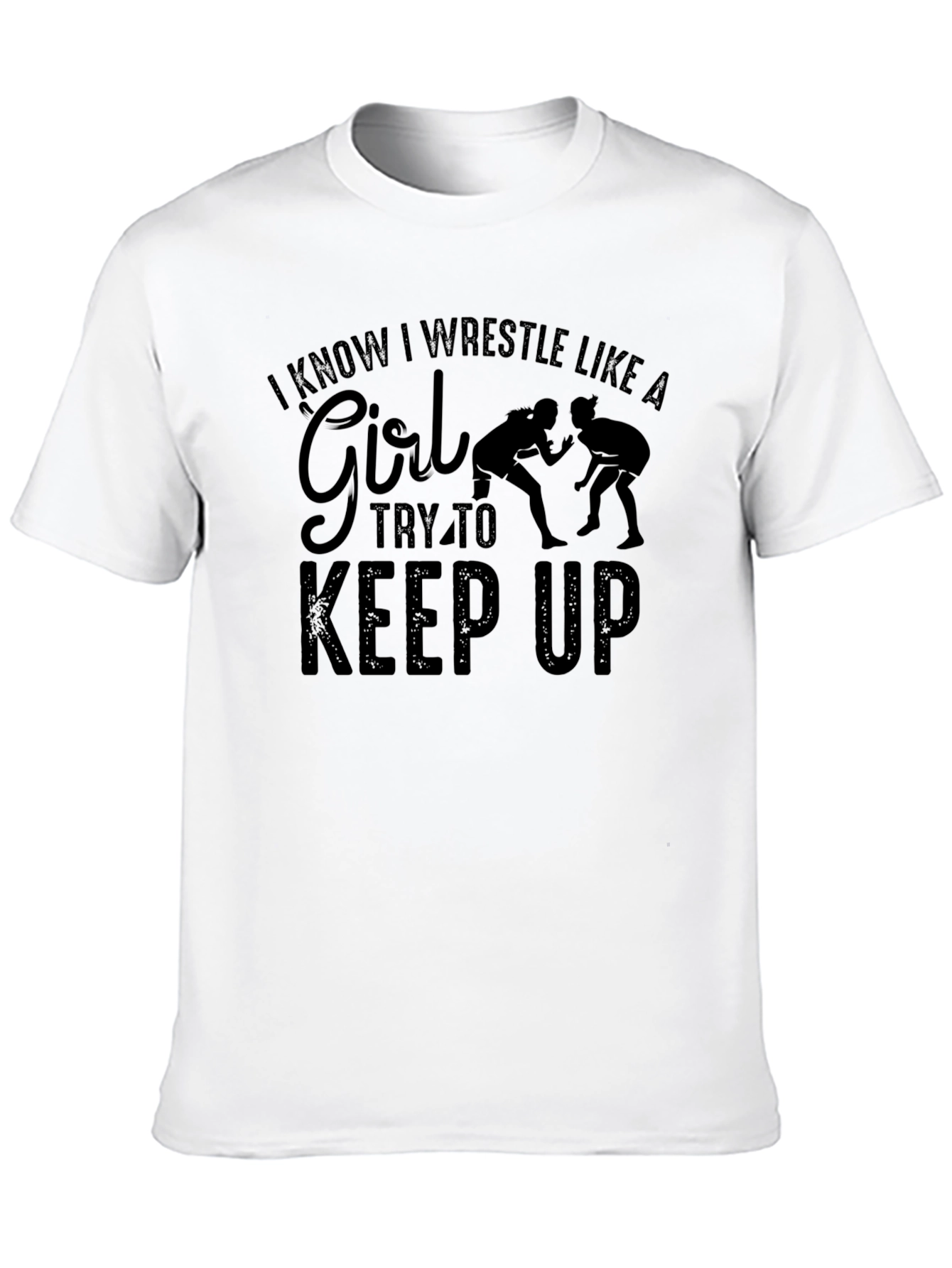 I Wrestle Like a Girl T-Shirt