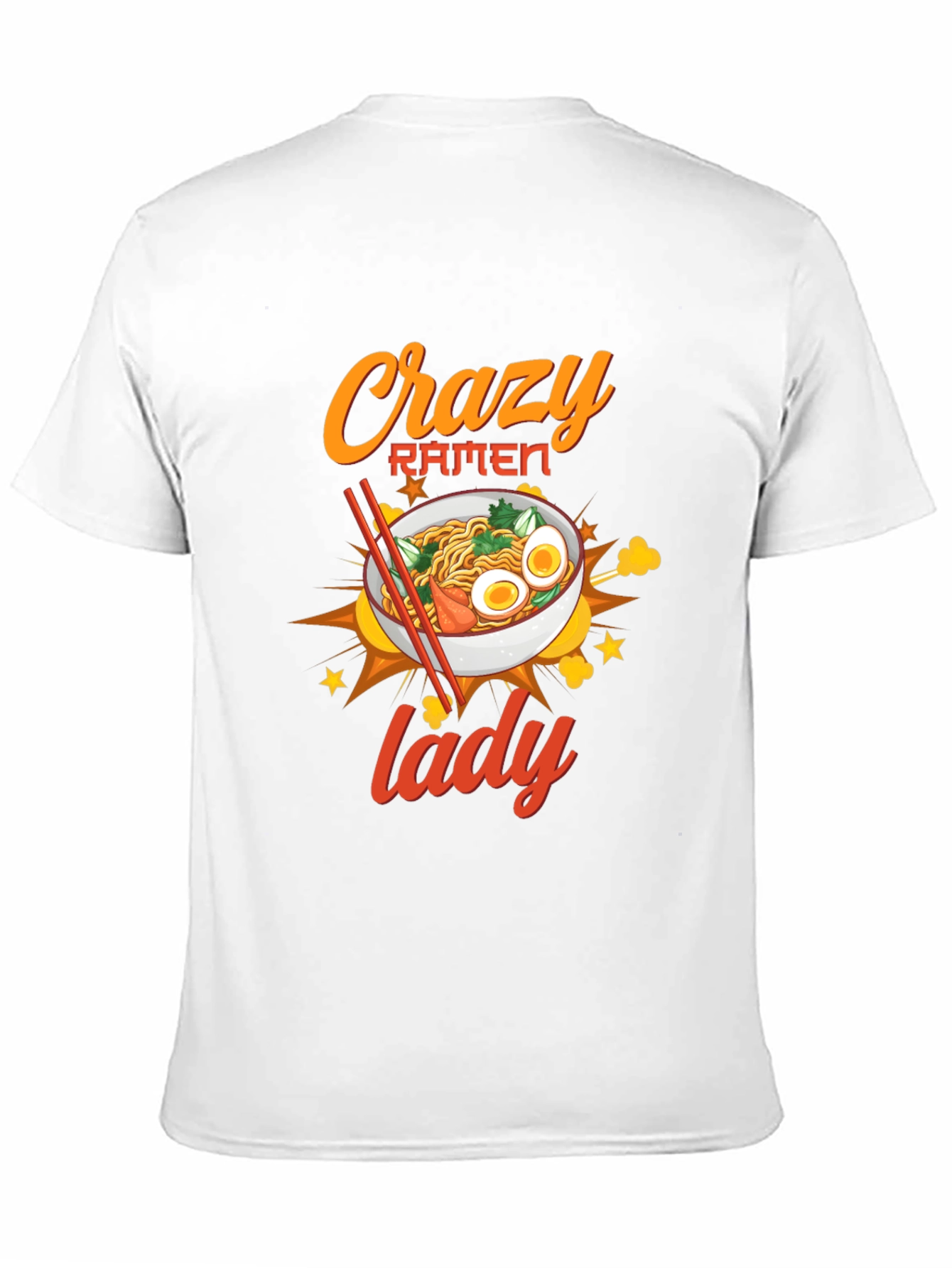 Crazy Ramen Lady Graphic Tee - Unisex