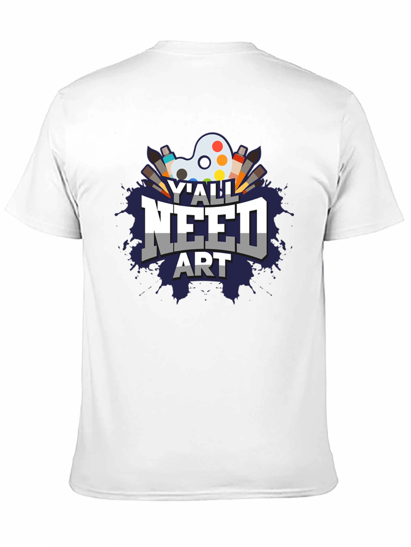 Yall Need Art Graphic T-Shirt - Artist Palette Design