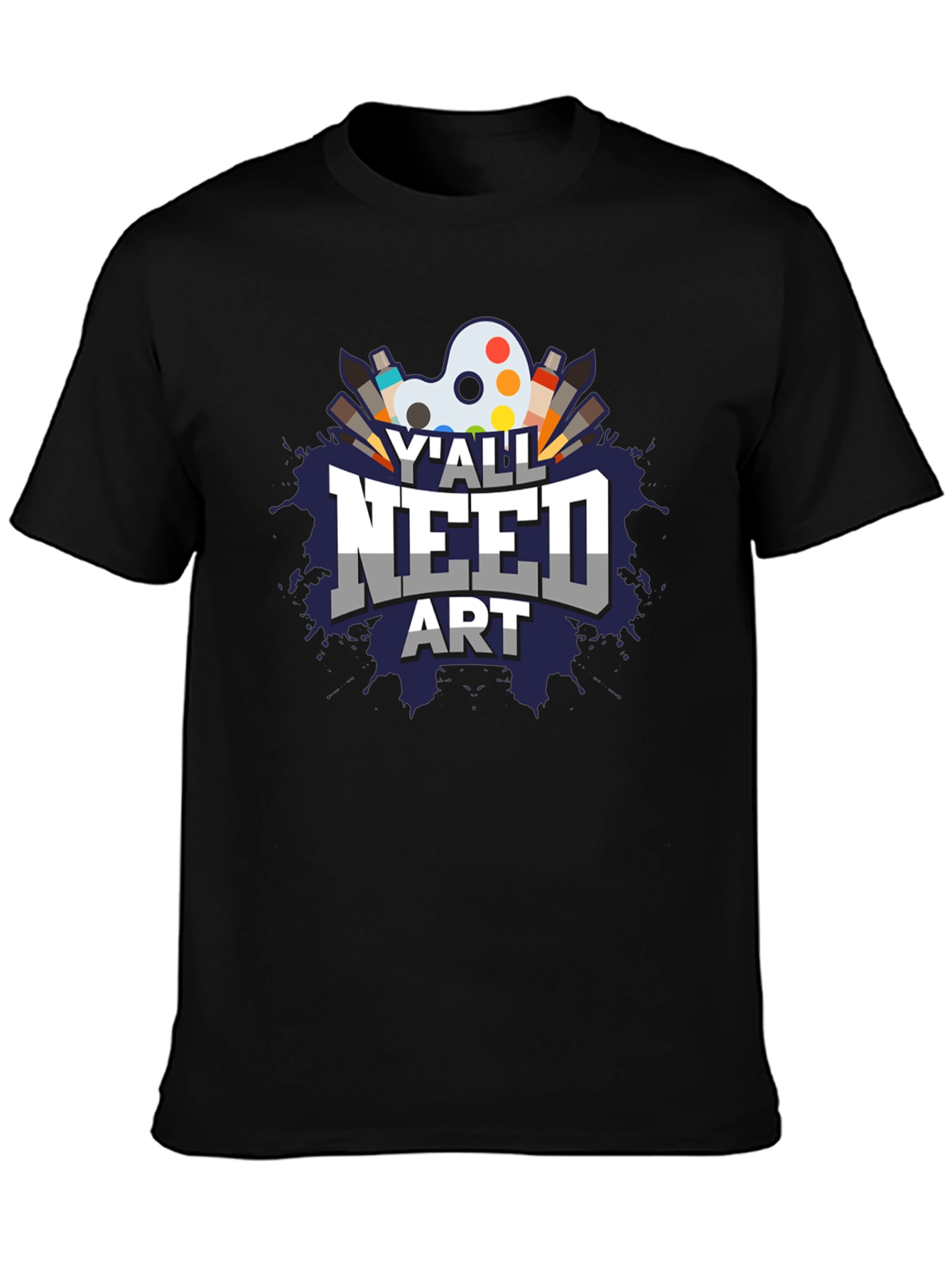 Yall Need Art Graphic T-Shirt - Artist Palette Design