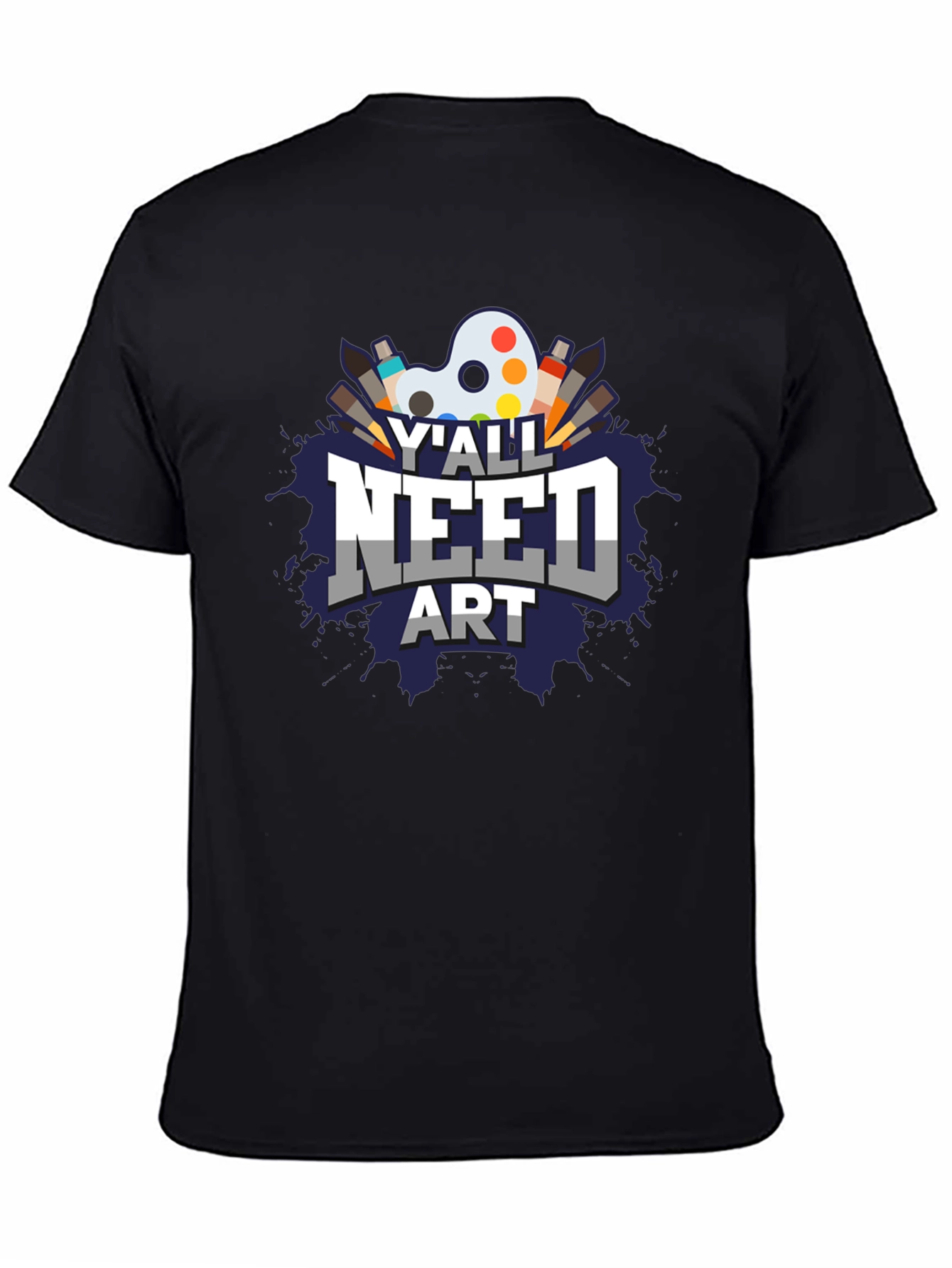 Yall Need Art Graphic T-Shirt - Artist Palette Design