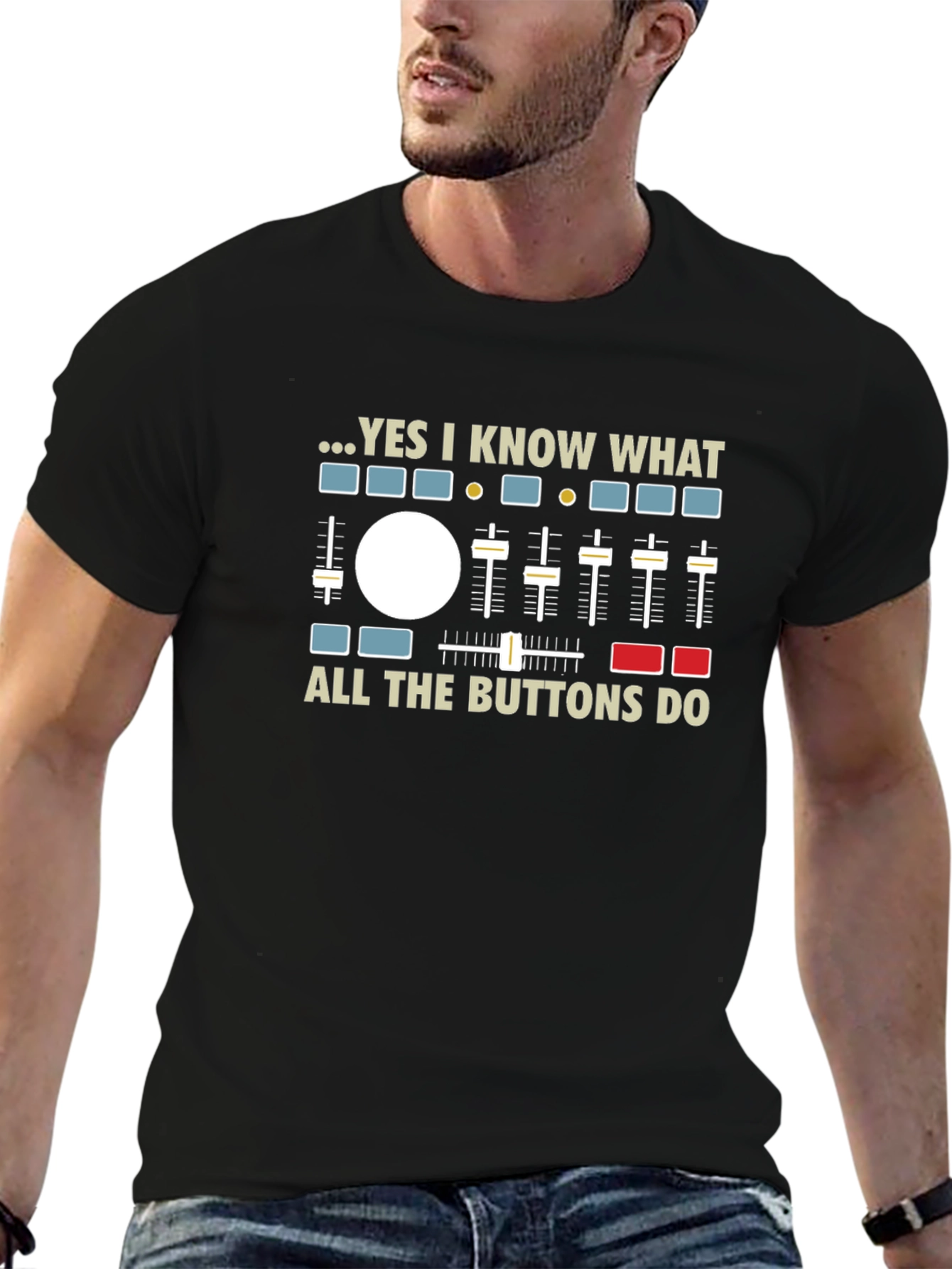 DJ Mixer Graphic T-Shirt