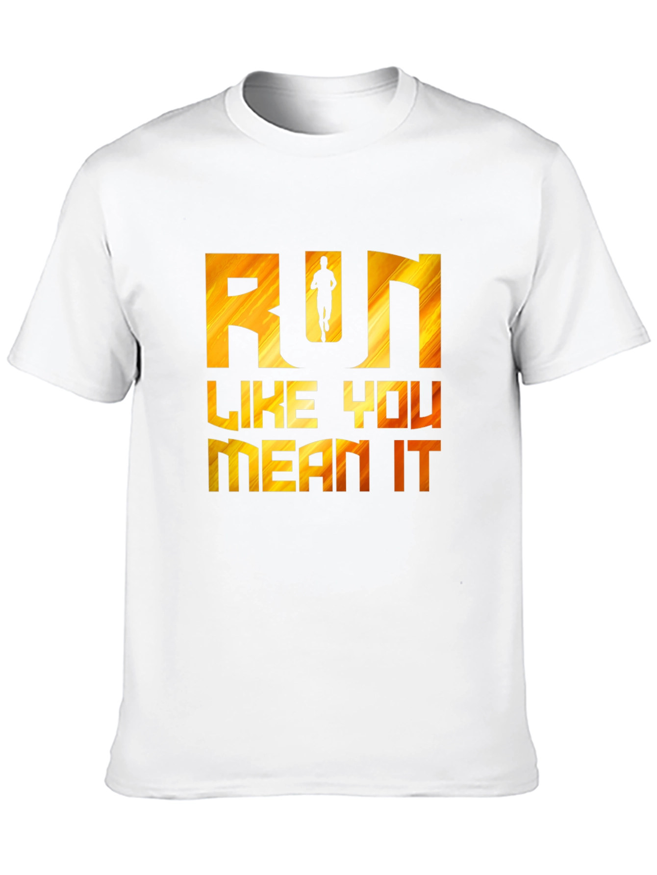 Run Like You Mean It Graphic Tee - Black