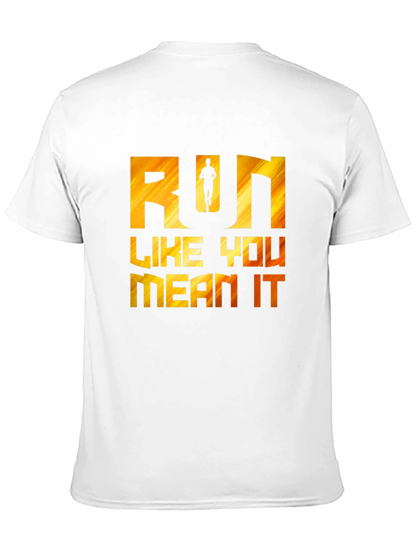 Run Like You Mean It Graphic Tee - Black