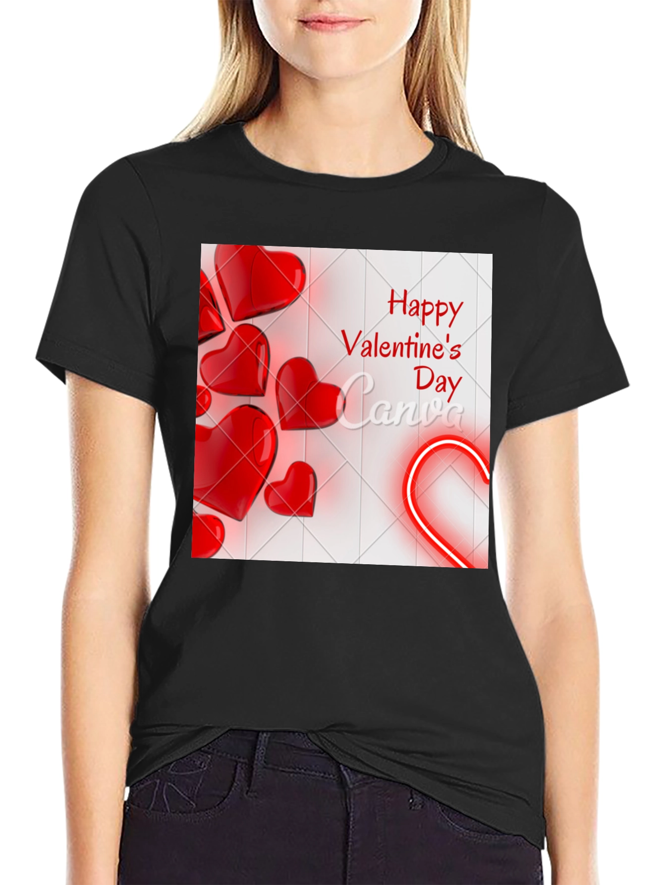 Happy Valentines Day Graphic T-Shirt
