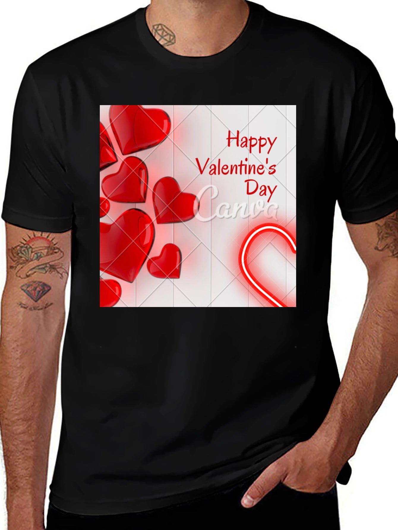 Happy Valentines Day Graphic T-Shirt