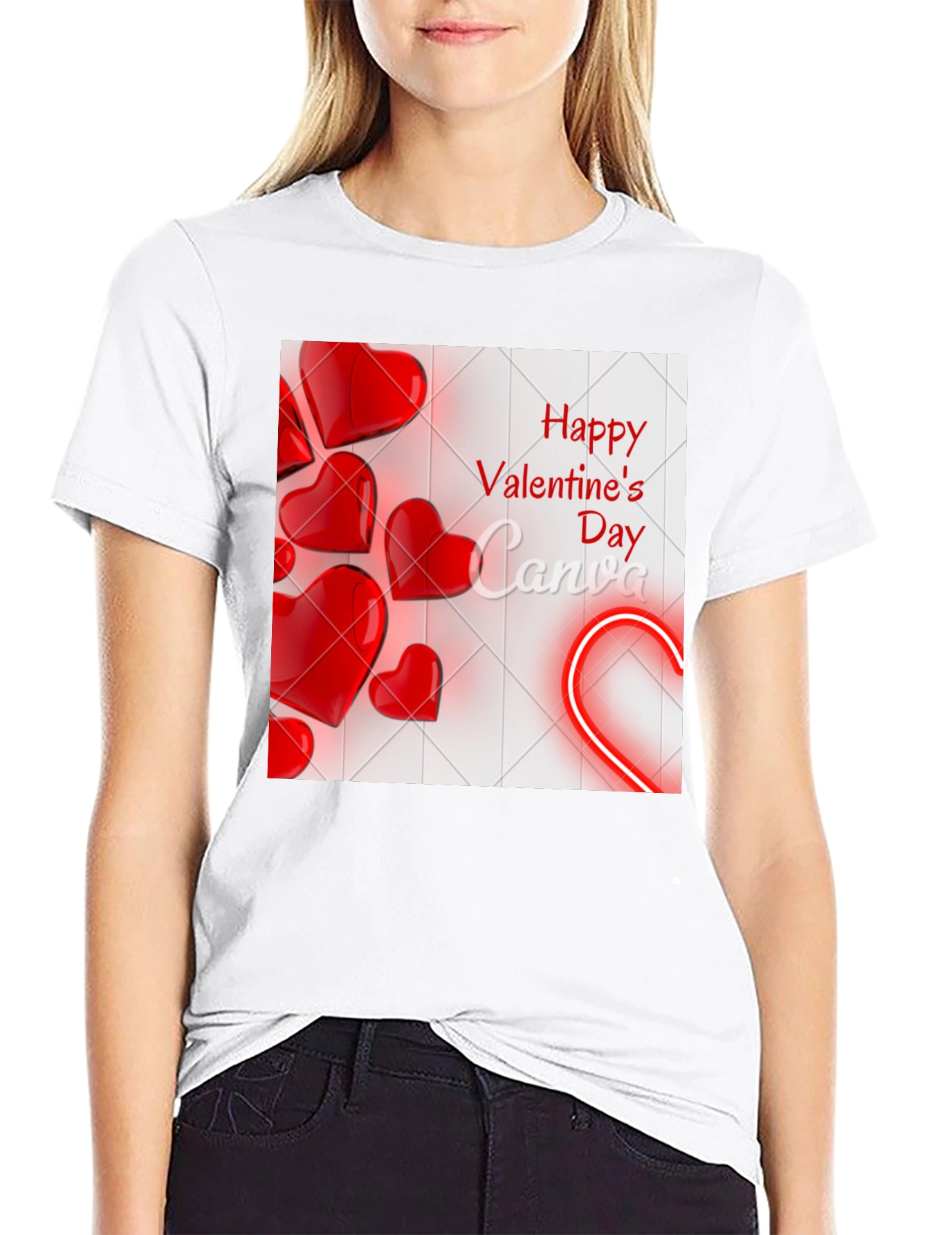 Happy Valentines Day Graphic T-Shirt