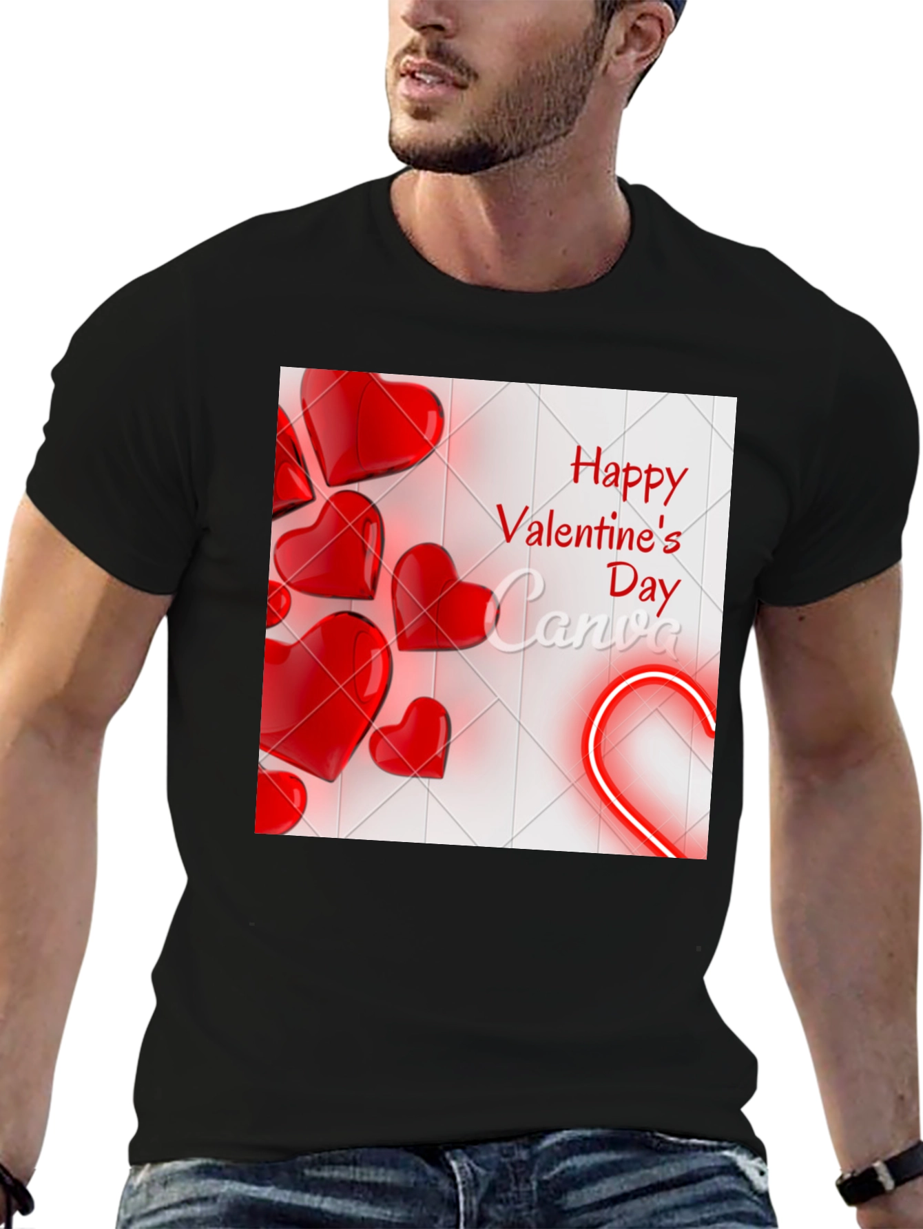 Happy Valentines Day Graphic T-Shirt