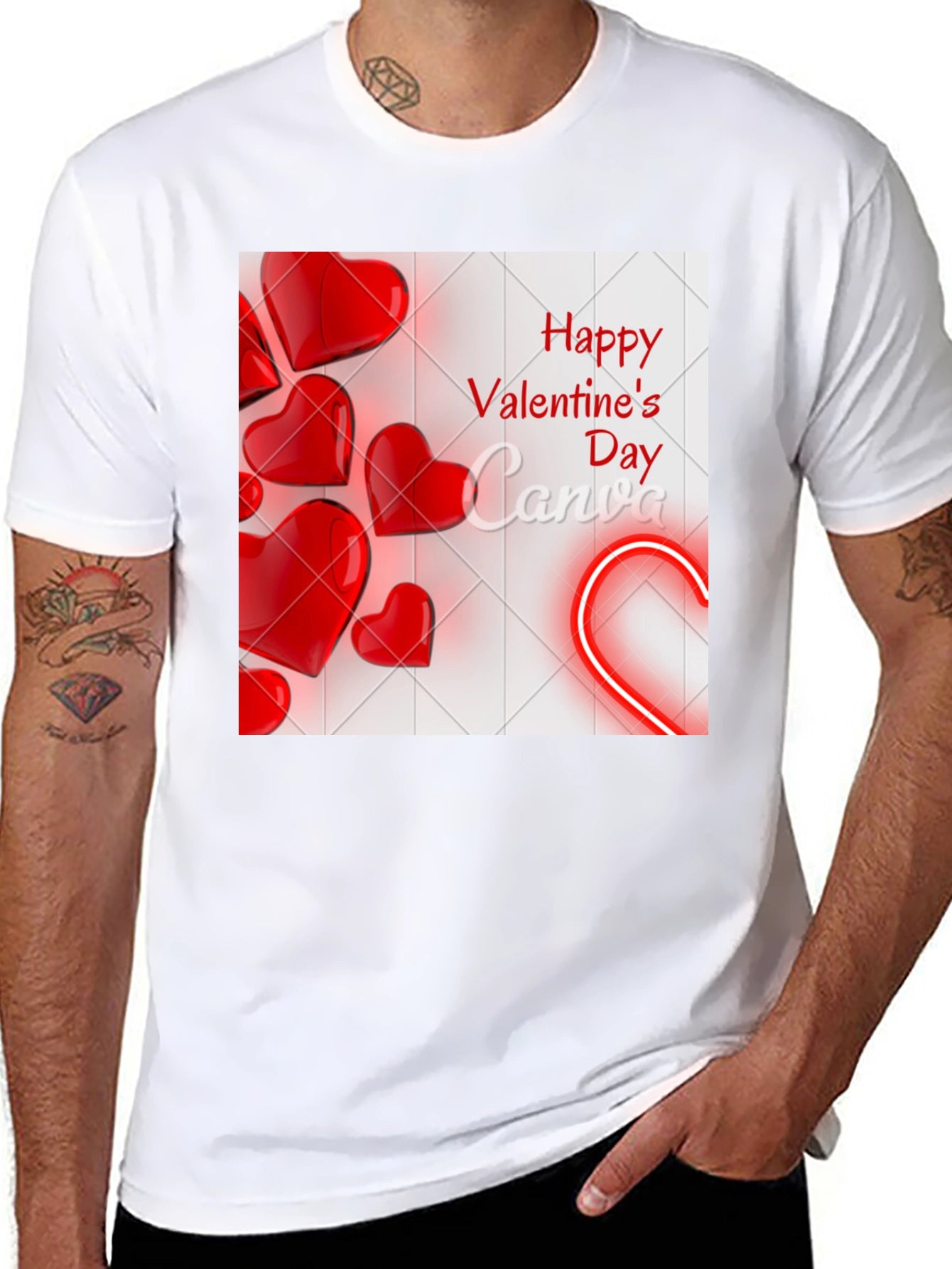 Happy Valentines Day Graphic T-Shirt
