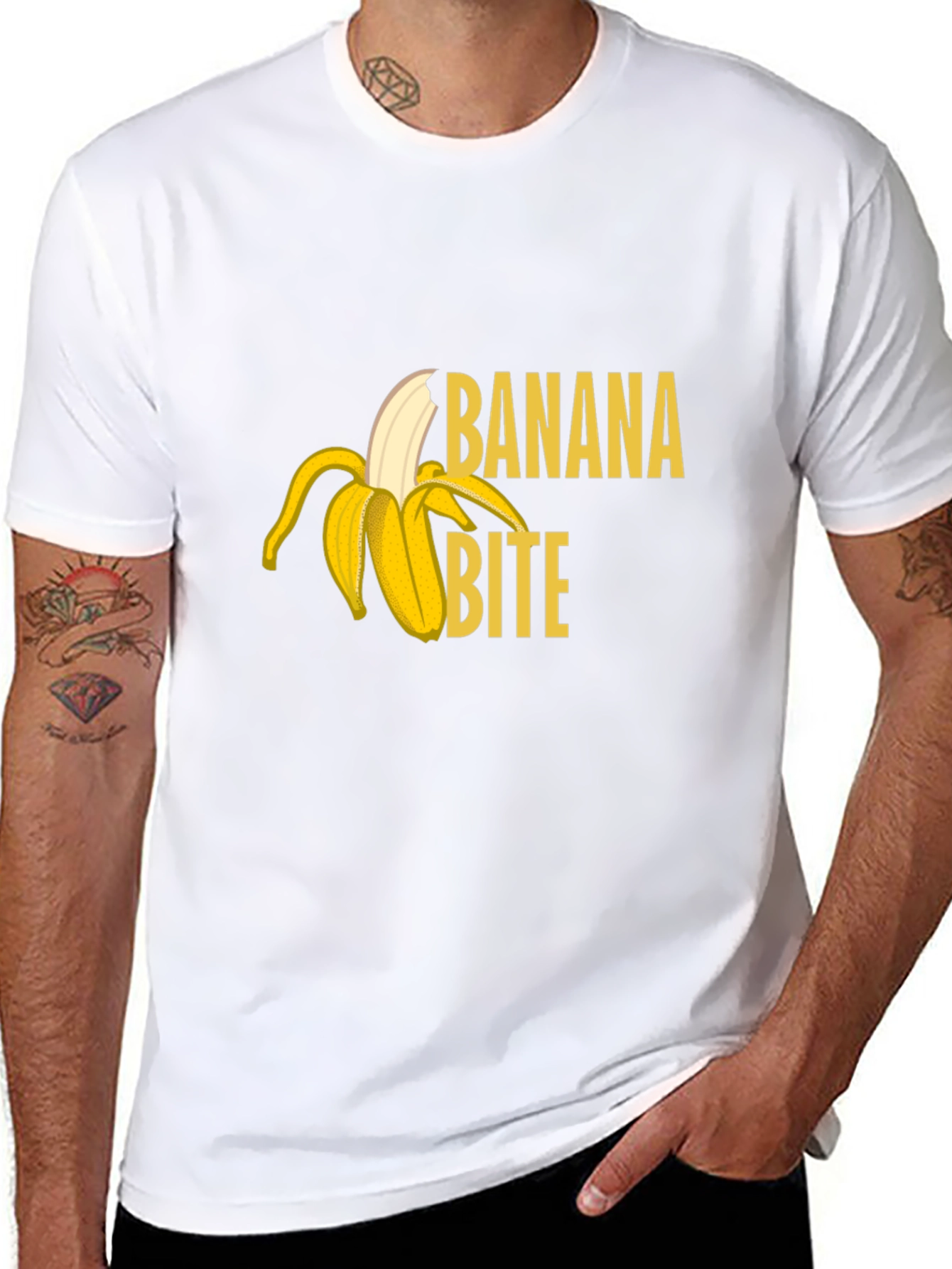 Banana Bite T-Shirt - Funny Graphic Tee
