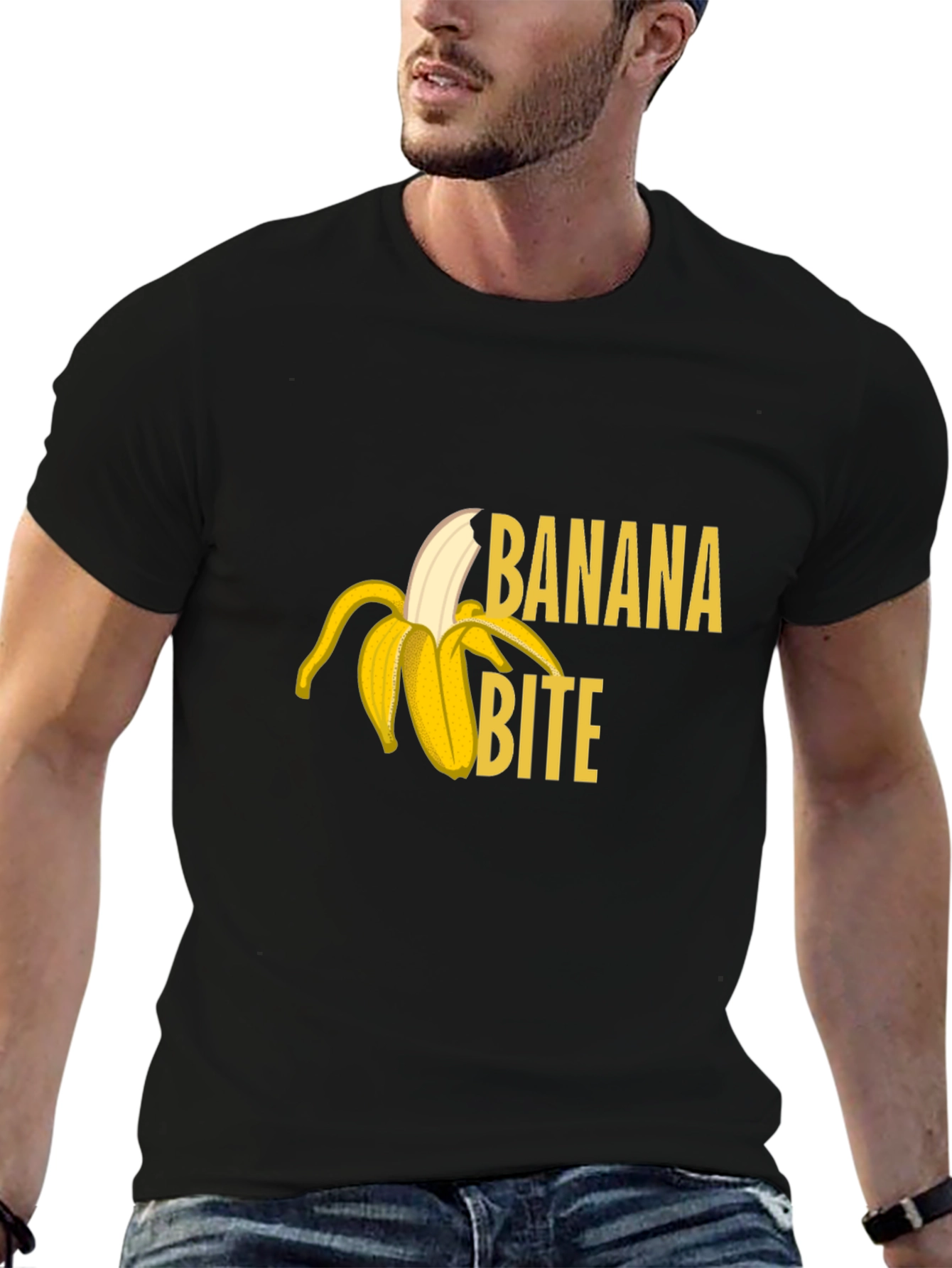 Banana Bite T-Shirt - Funny Graphic Tee