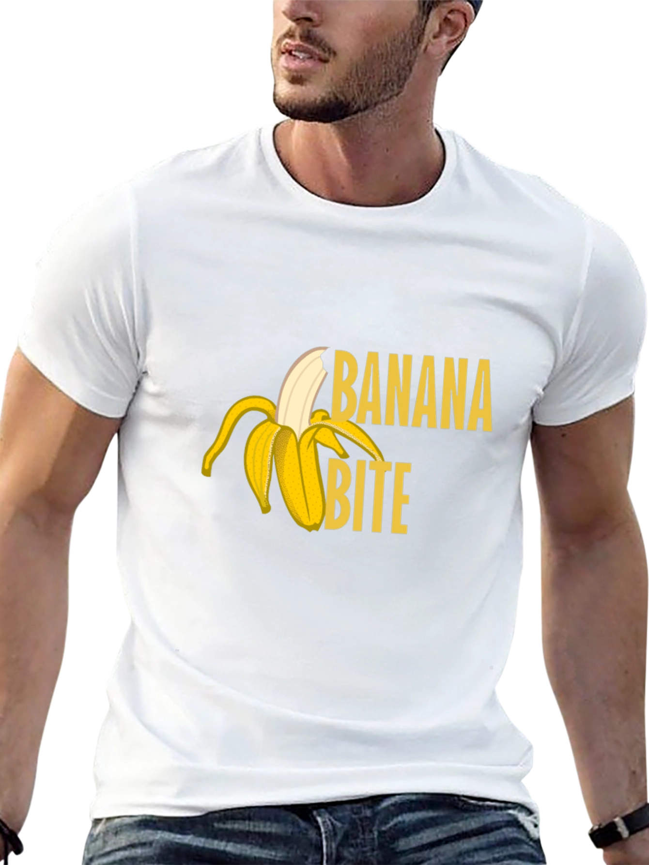 Banana Bite T-Shirt - Funny Graphic Tee
