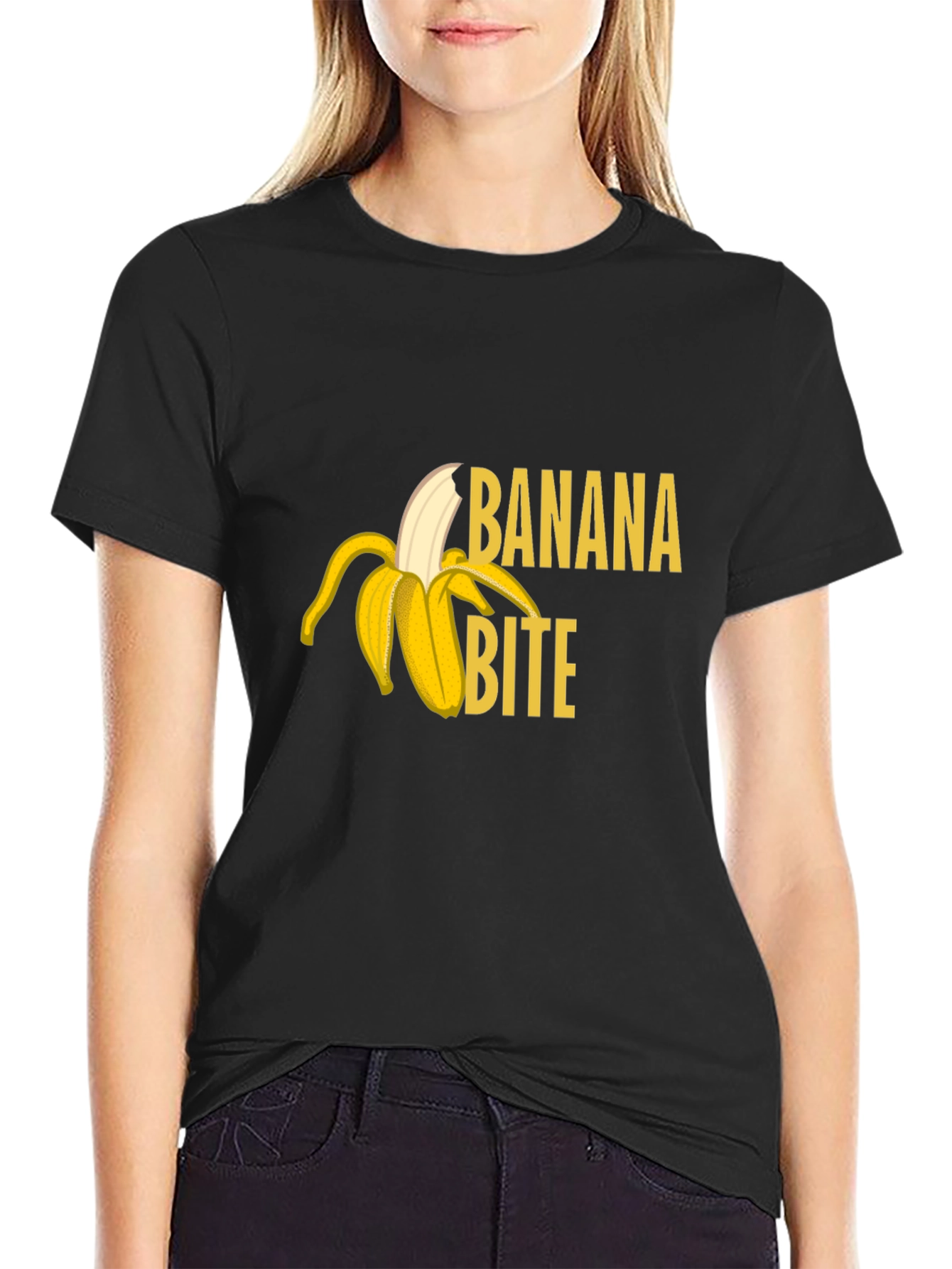Banana Bite T-Shirt - Funny Graphic Tee
