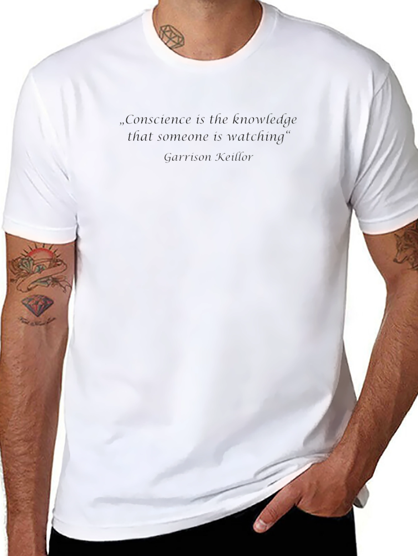 Inspirational Quote Tee - Conscience