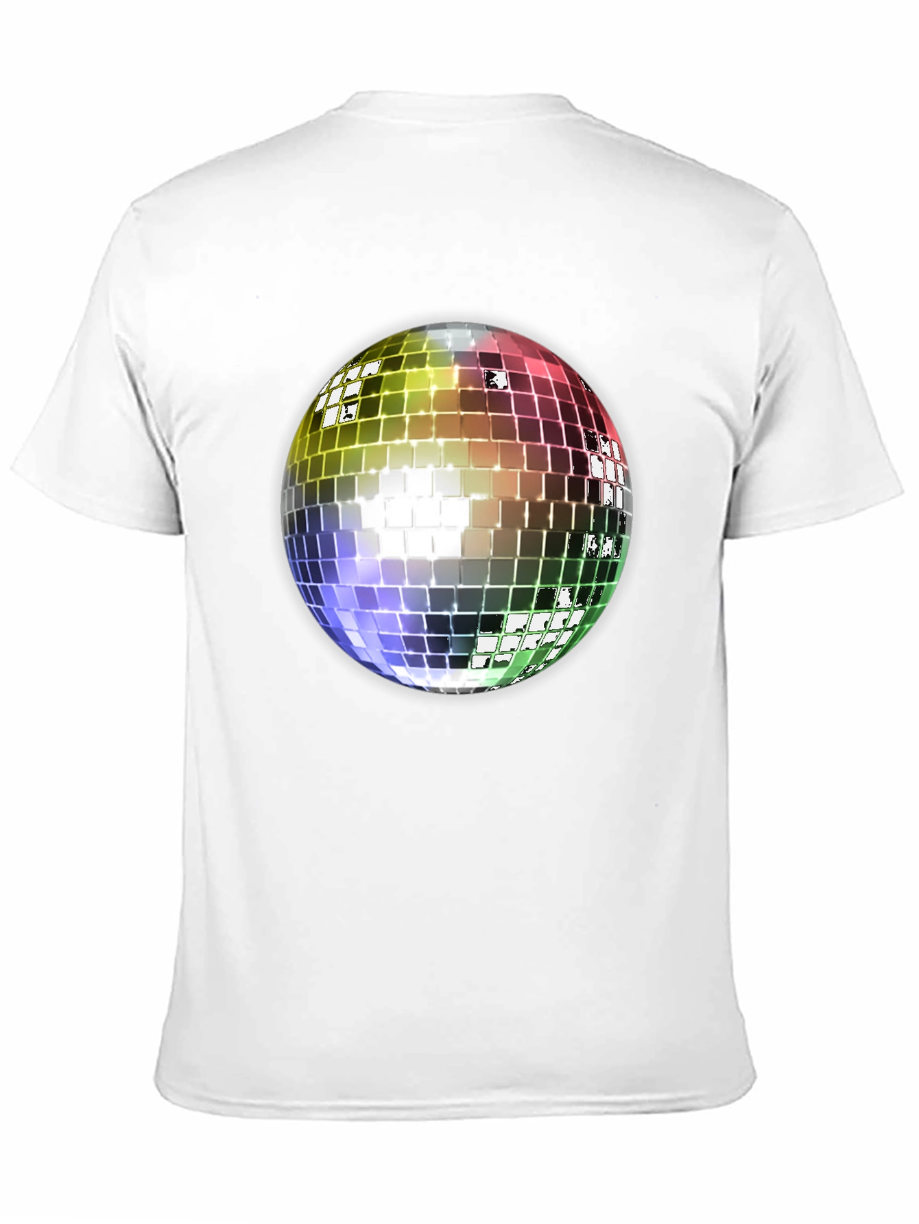 Retro Disco Ball Graphic Tee - Classic Style