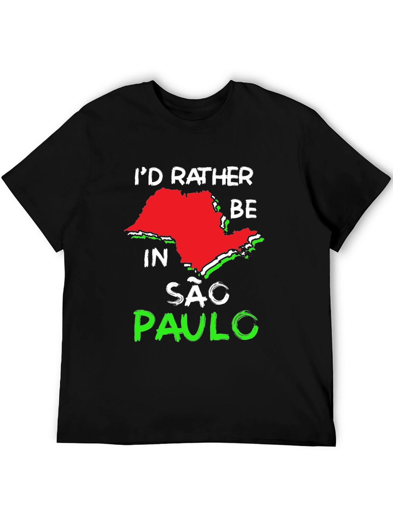 Id Rather Be In Sao Paulo Graphic Tee