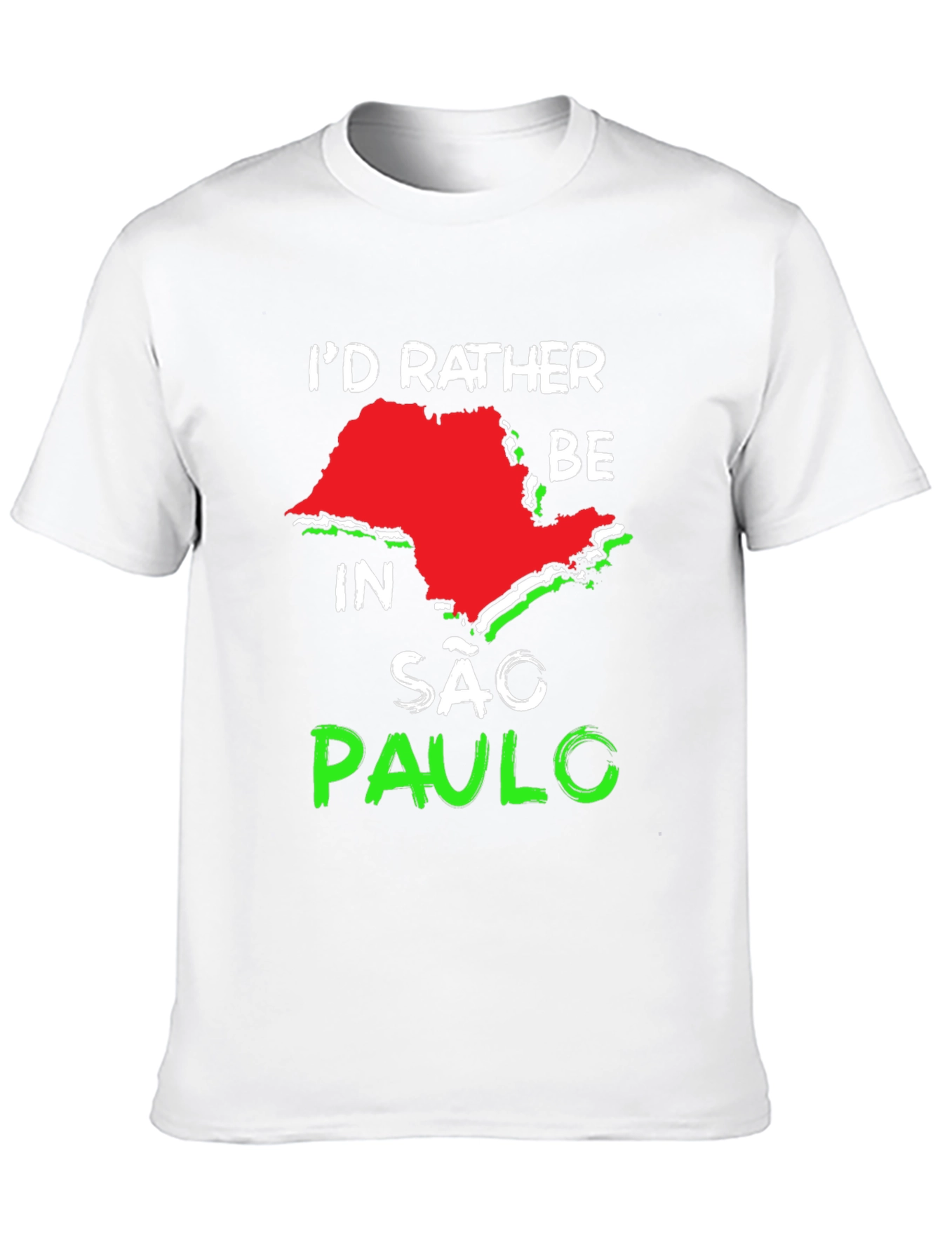 Id Rather Be In Sao Paulo Graphic Tee
