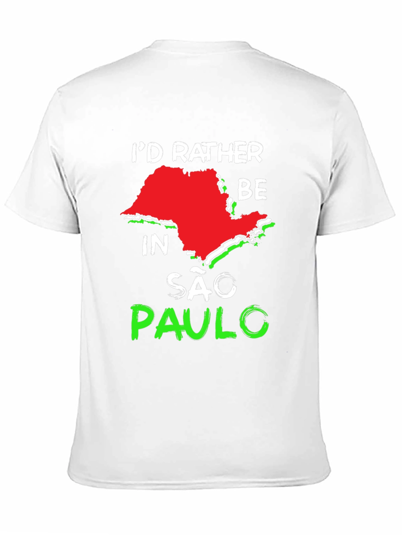 Id Rather Be In Sao Paulo Graphic Tee
