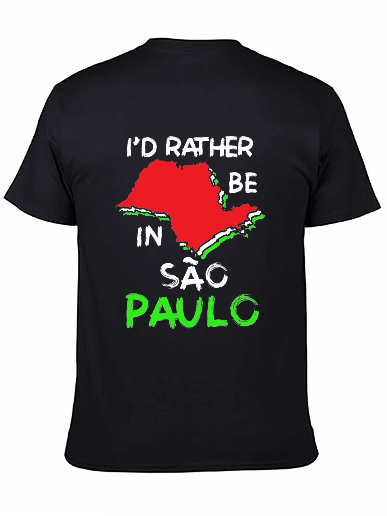 Id Rather Be In Sao Paulo Graphic Tee