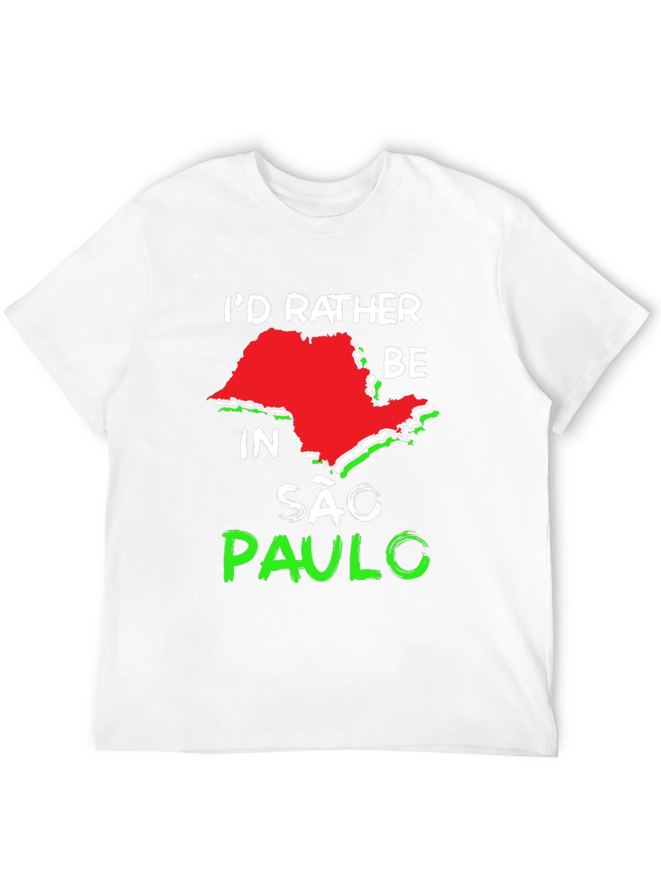 Id Rather Be In Sao Paulo Graphic Tee