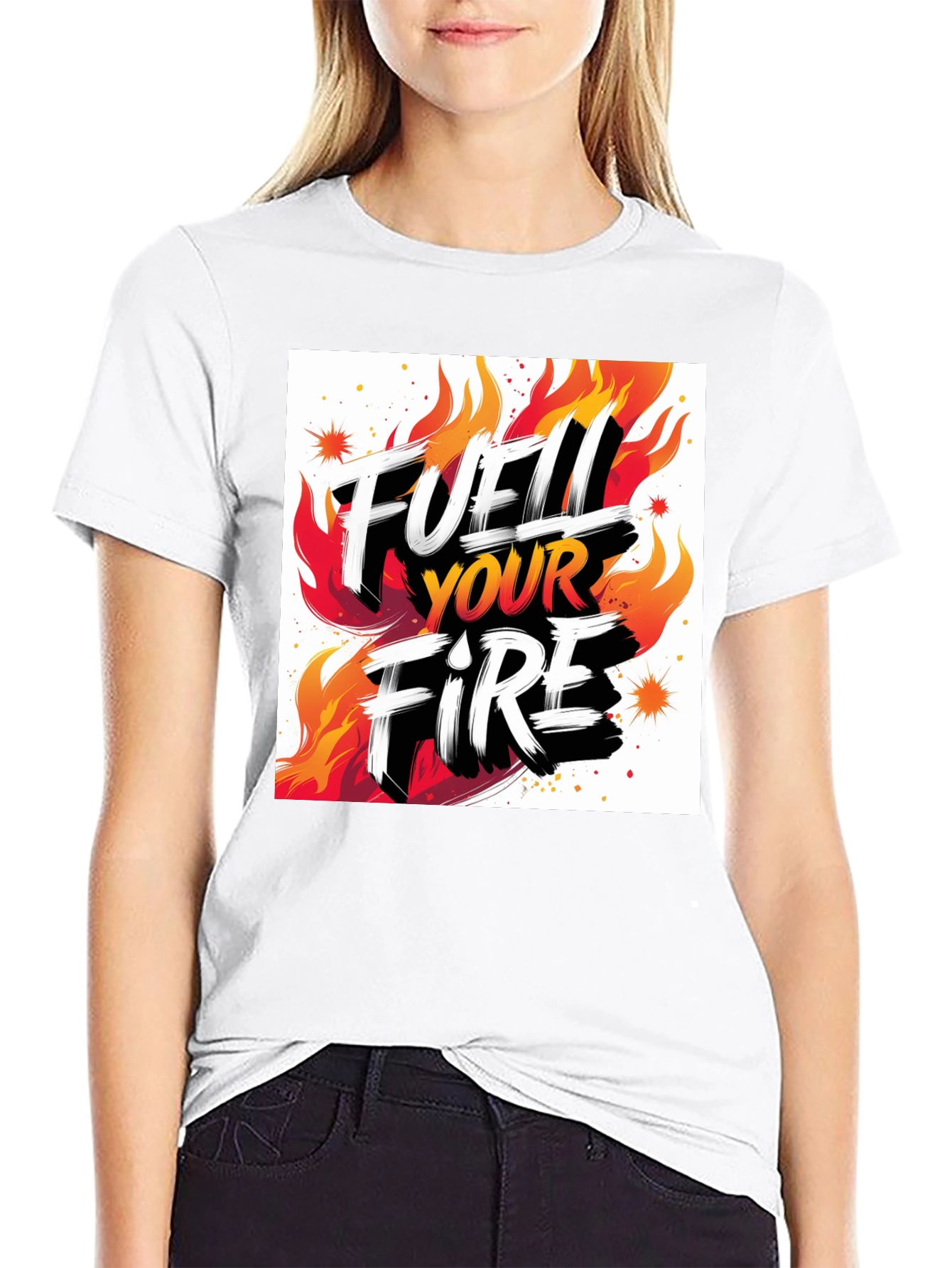 Fuel Your Fire Graphic Tee - Bold Statement Shirt