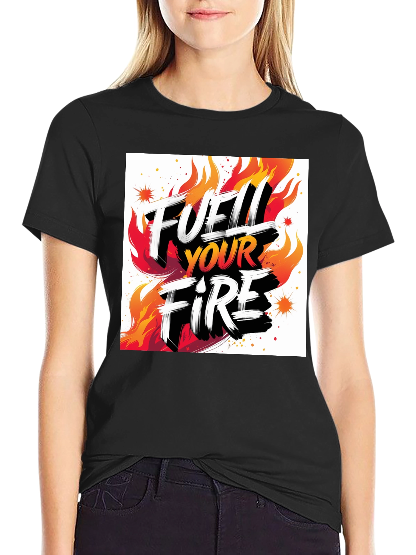 Fuel Your Fire Graphic Tee - Bold Statement Shirt