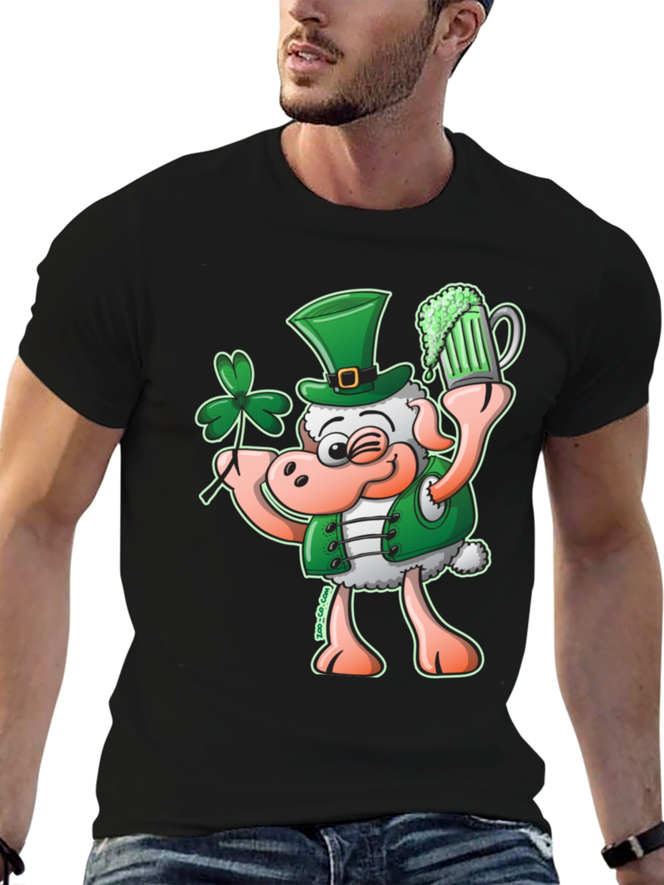 St. Patricks Day Sheep Graphic Tee