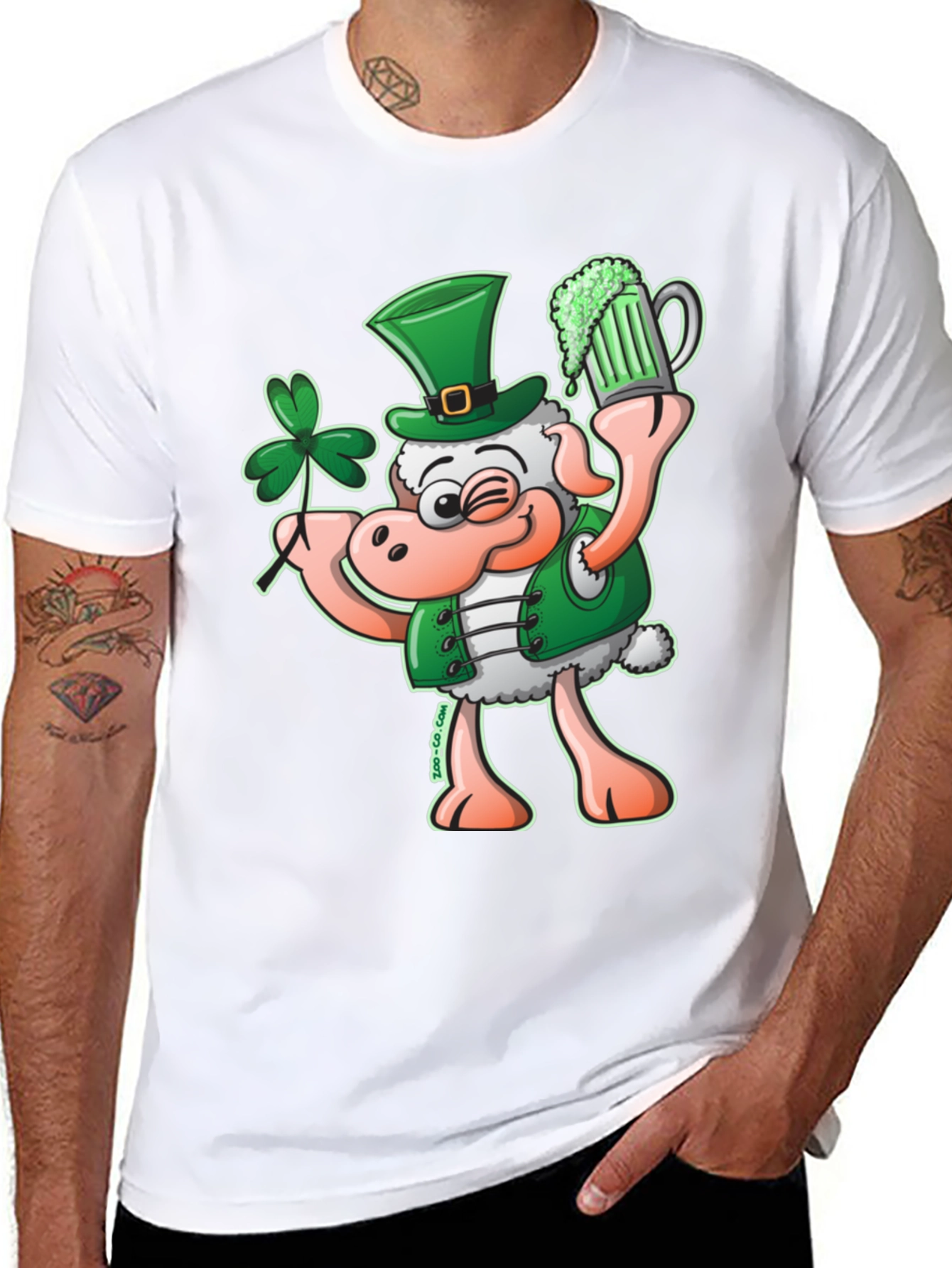 St. Patricks Day Sheep Graphic Tee