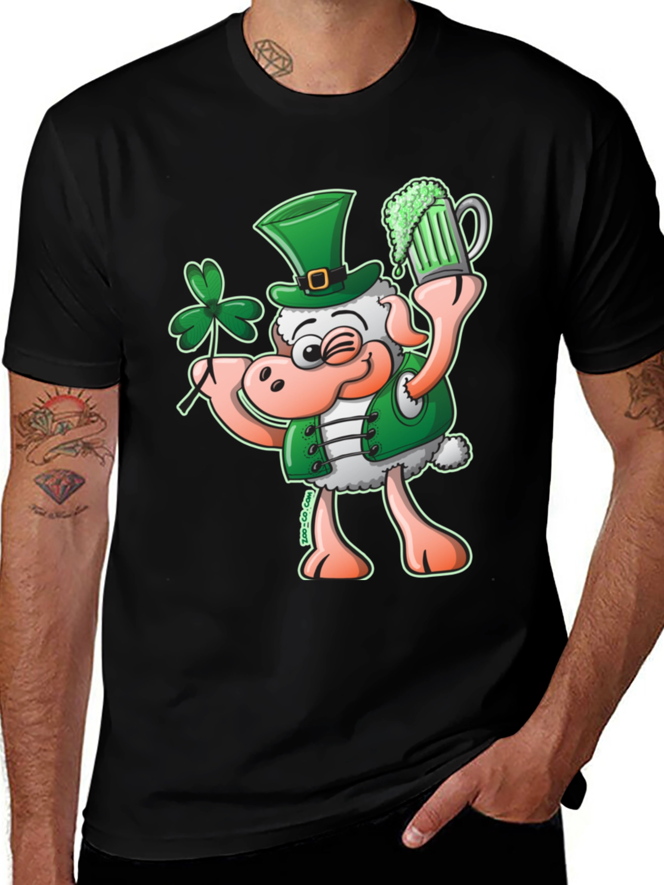 St. Patricks Day Sheep Graphic Tee