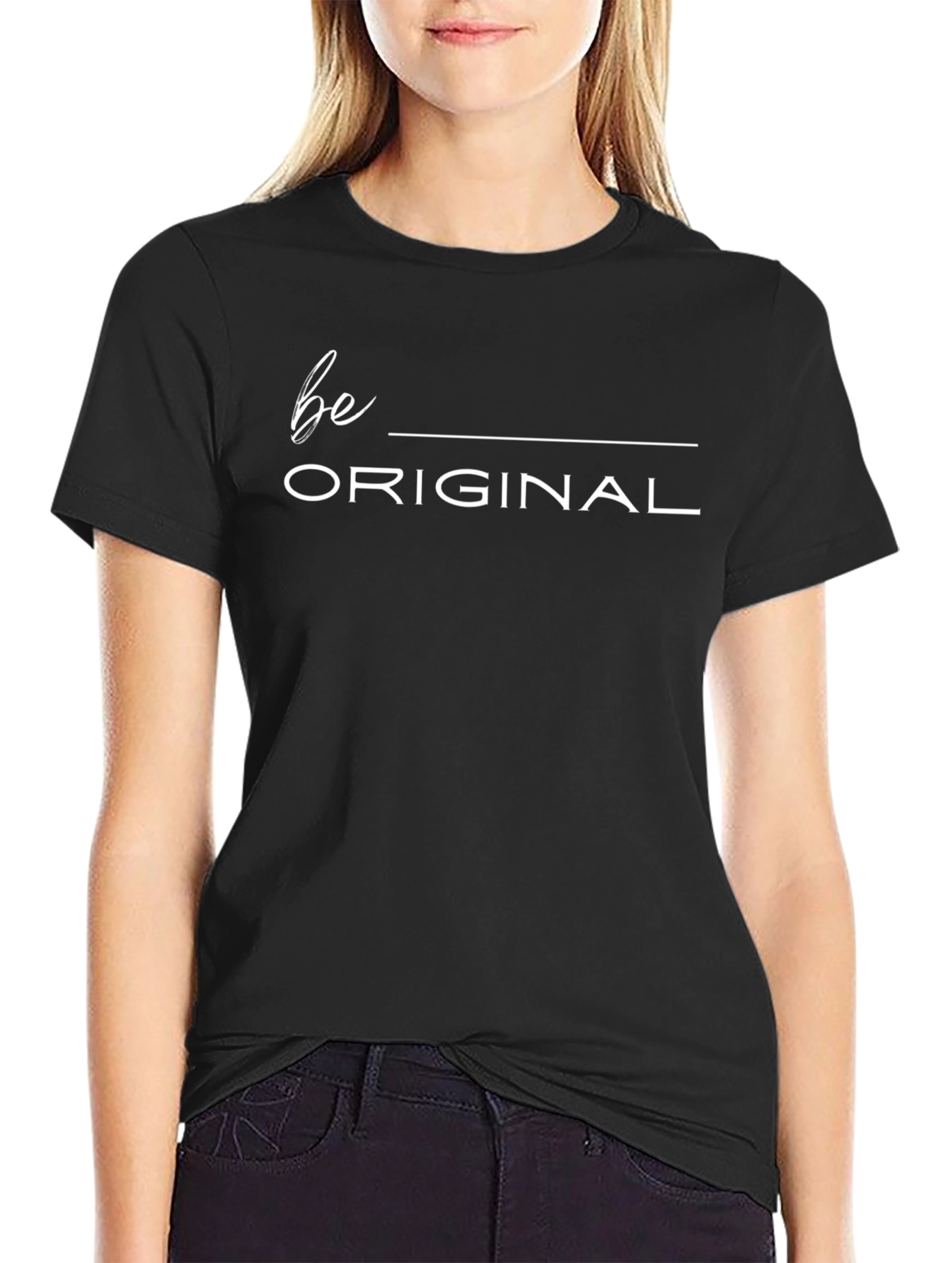 Be Original Graphic Tee - Black