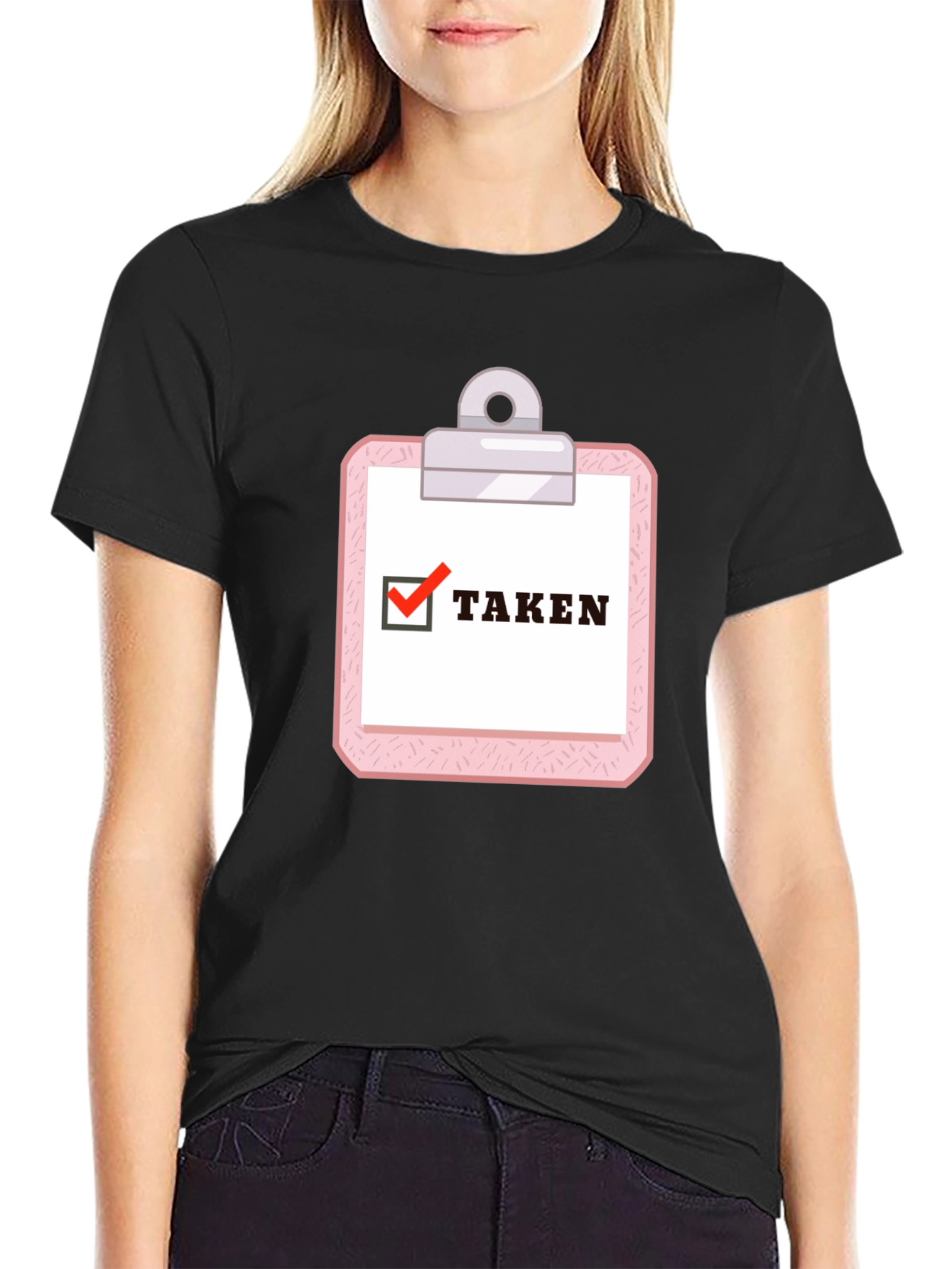 Taken Clipboard Graphic Tee - Novelty T-Shirt