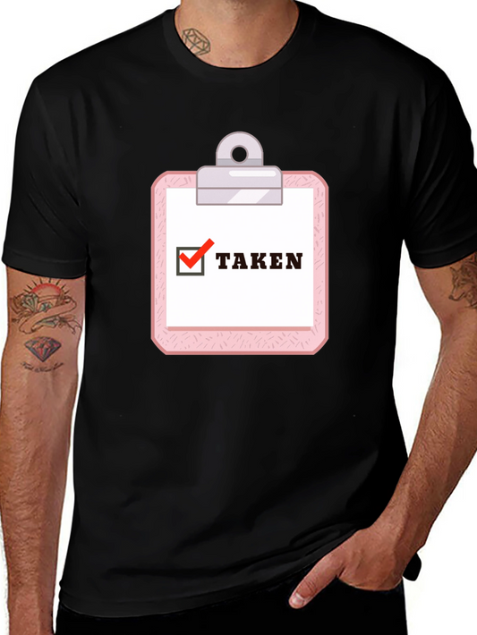Taken Clipboard Graphic Tee - Novelty T-Shirt