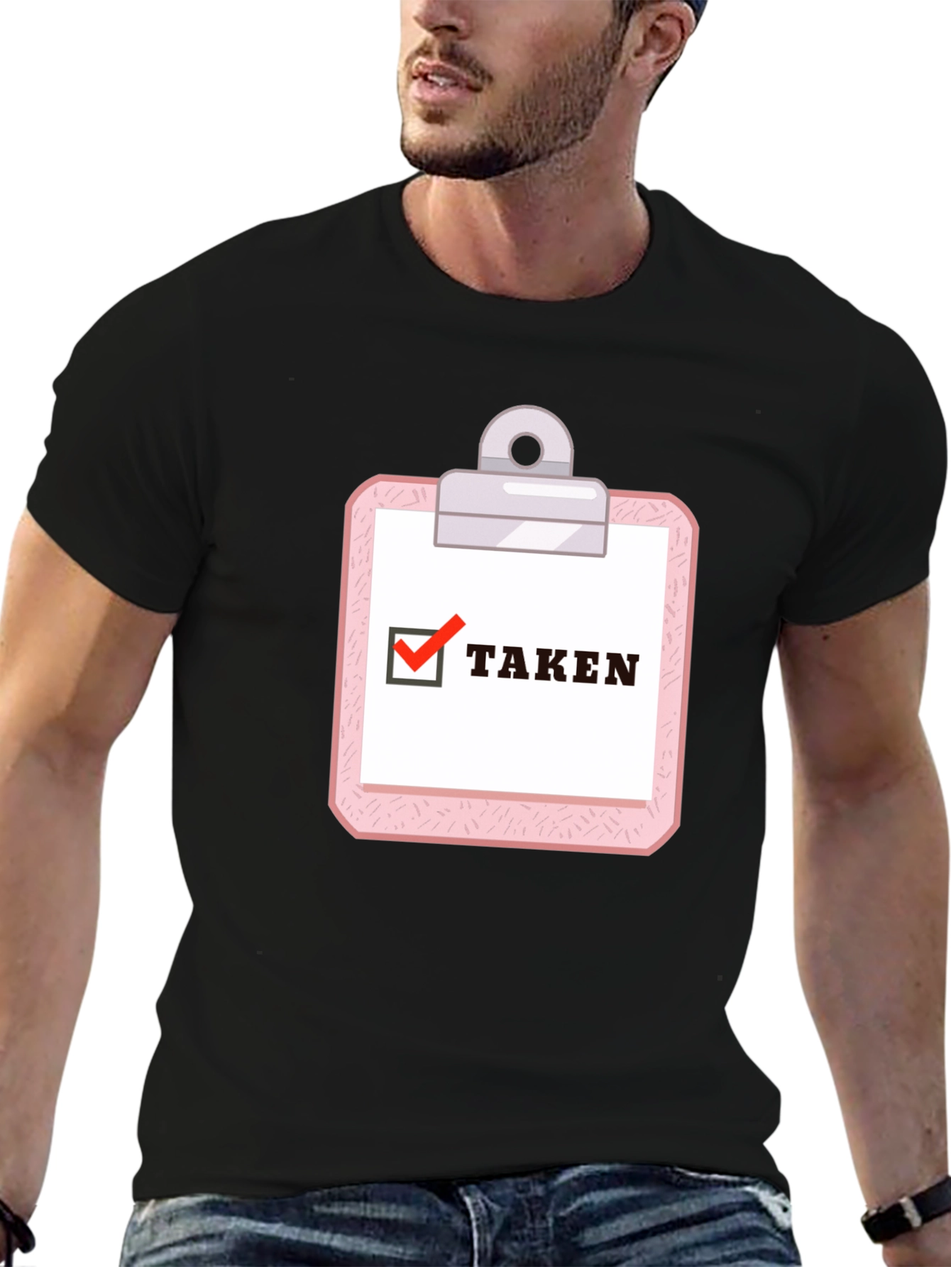 Taken Clipboard Graphic Tee - Novelty T-Shirt