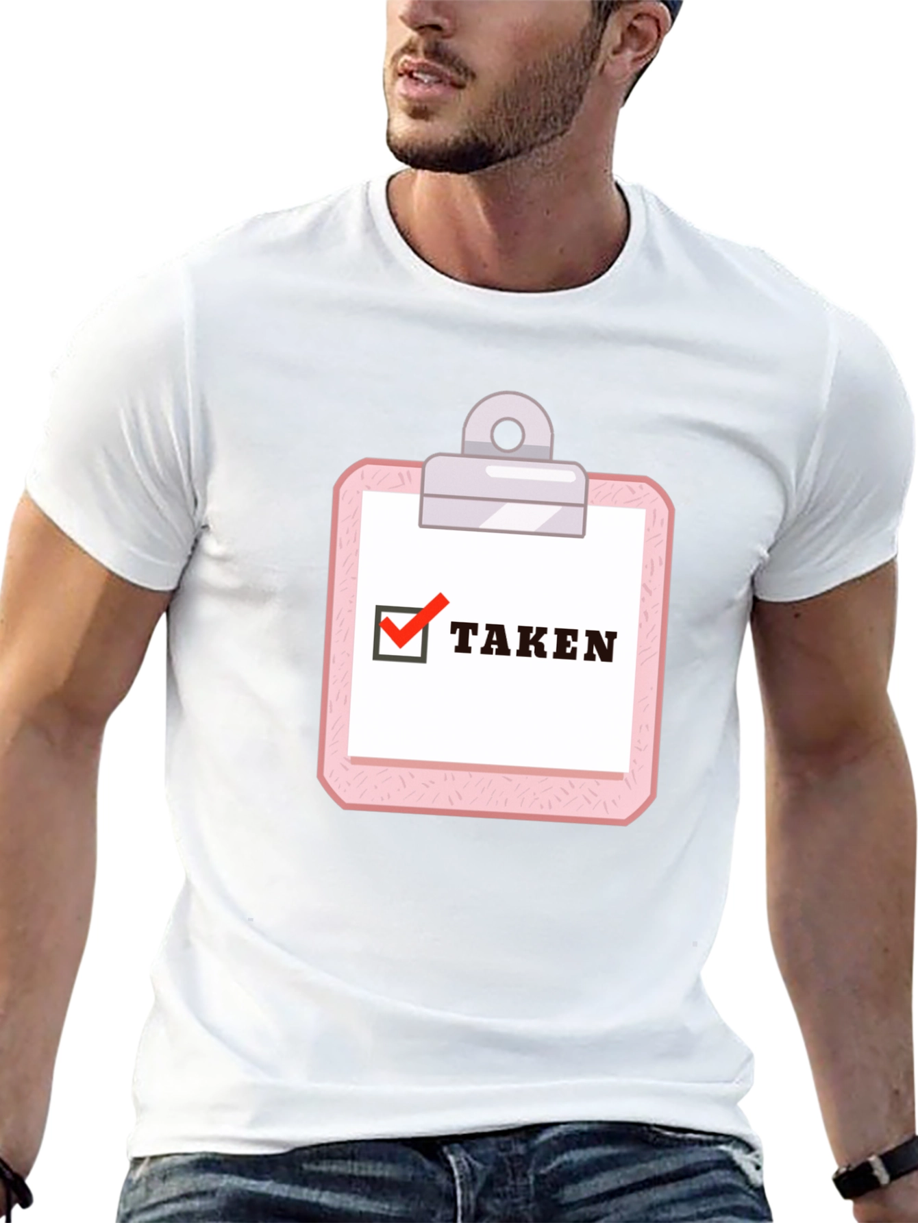 Taken Clipboard Graphic Tee - Novelty T-Shirt