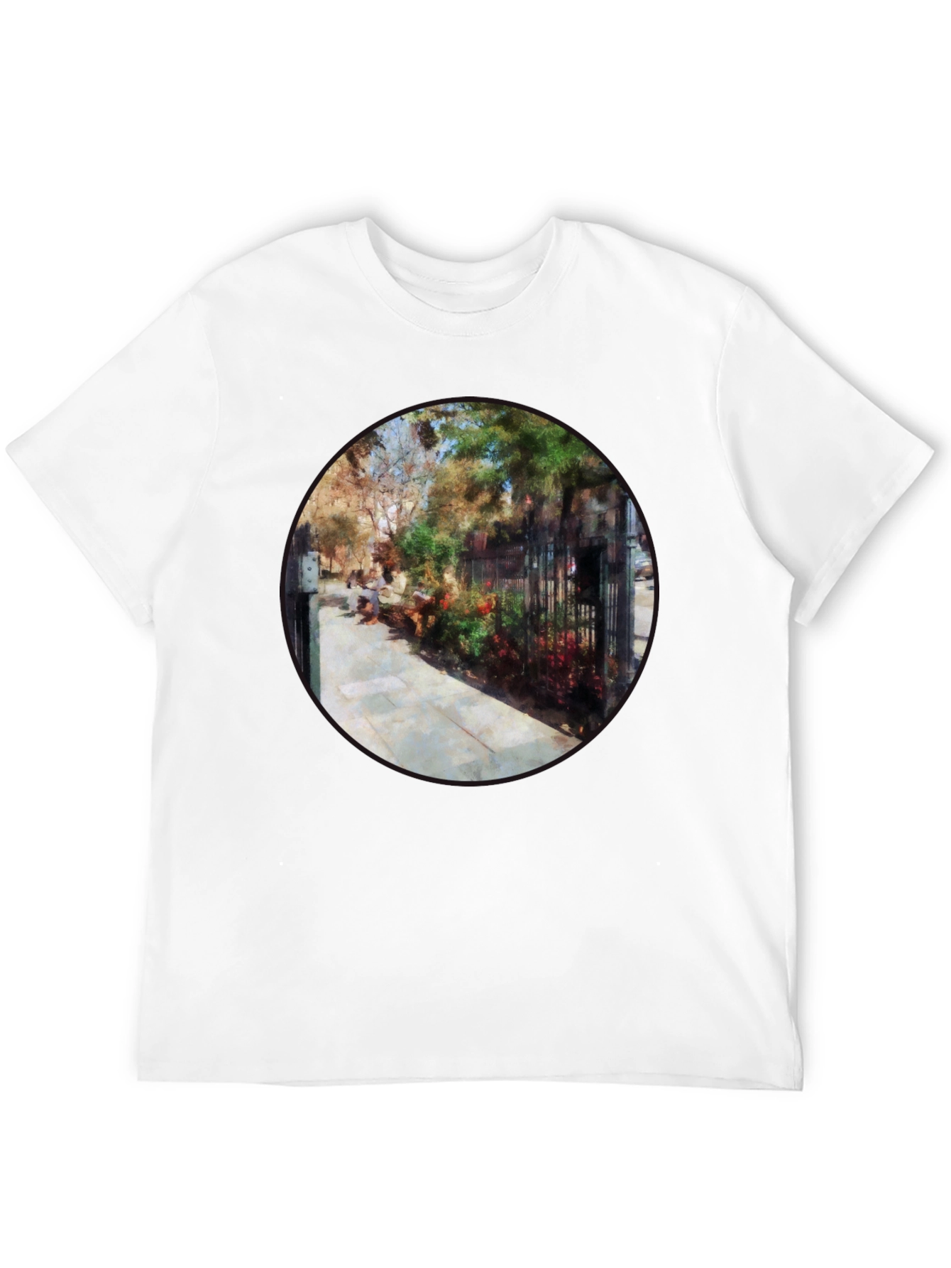 Sidewalk Artwork Black T-Shirt