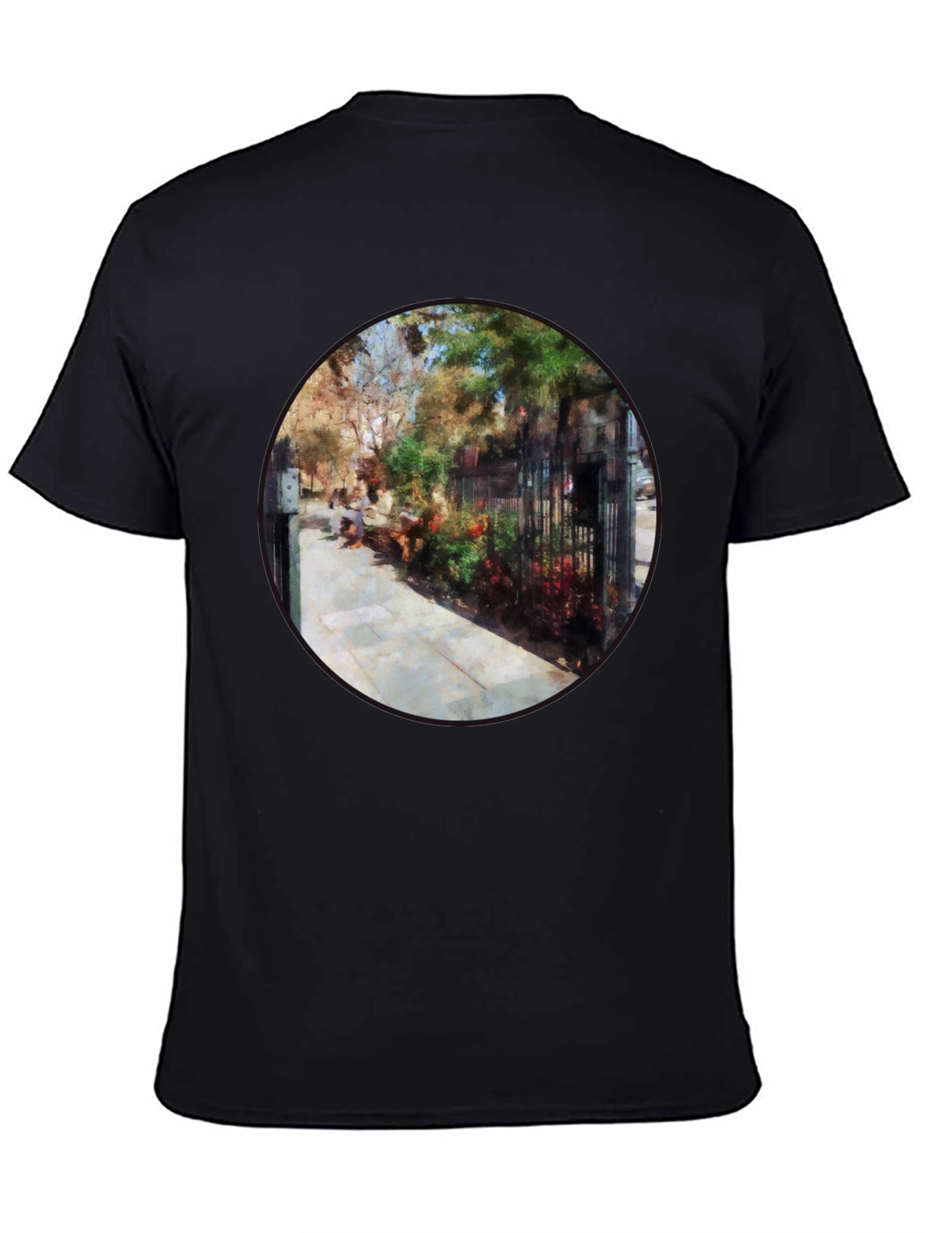 Sidewalk Artwork Black T-Shirt