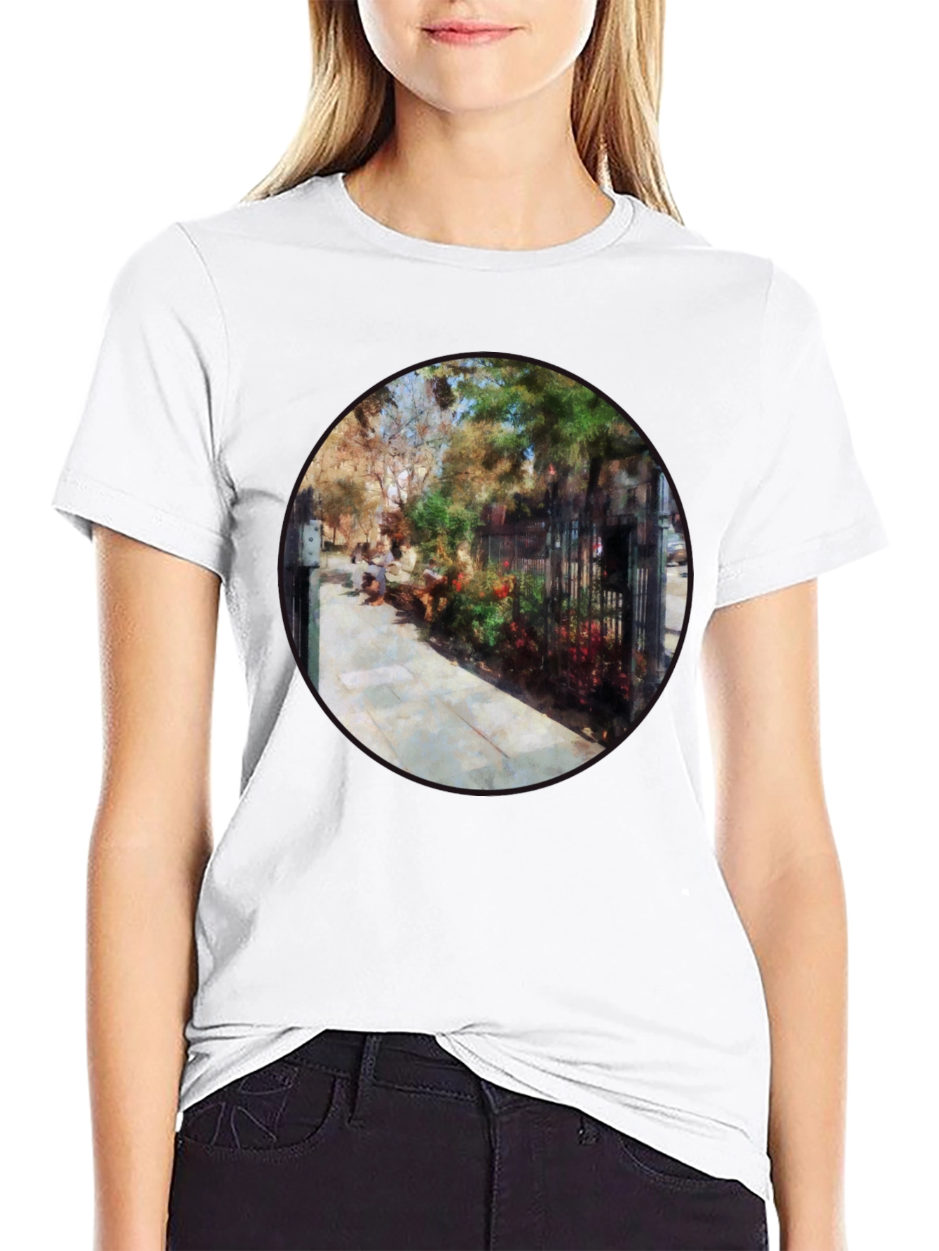 Sidewalk Artwork Black T-Shirt