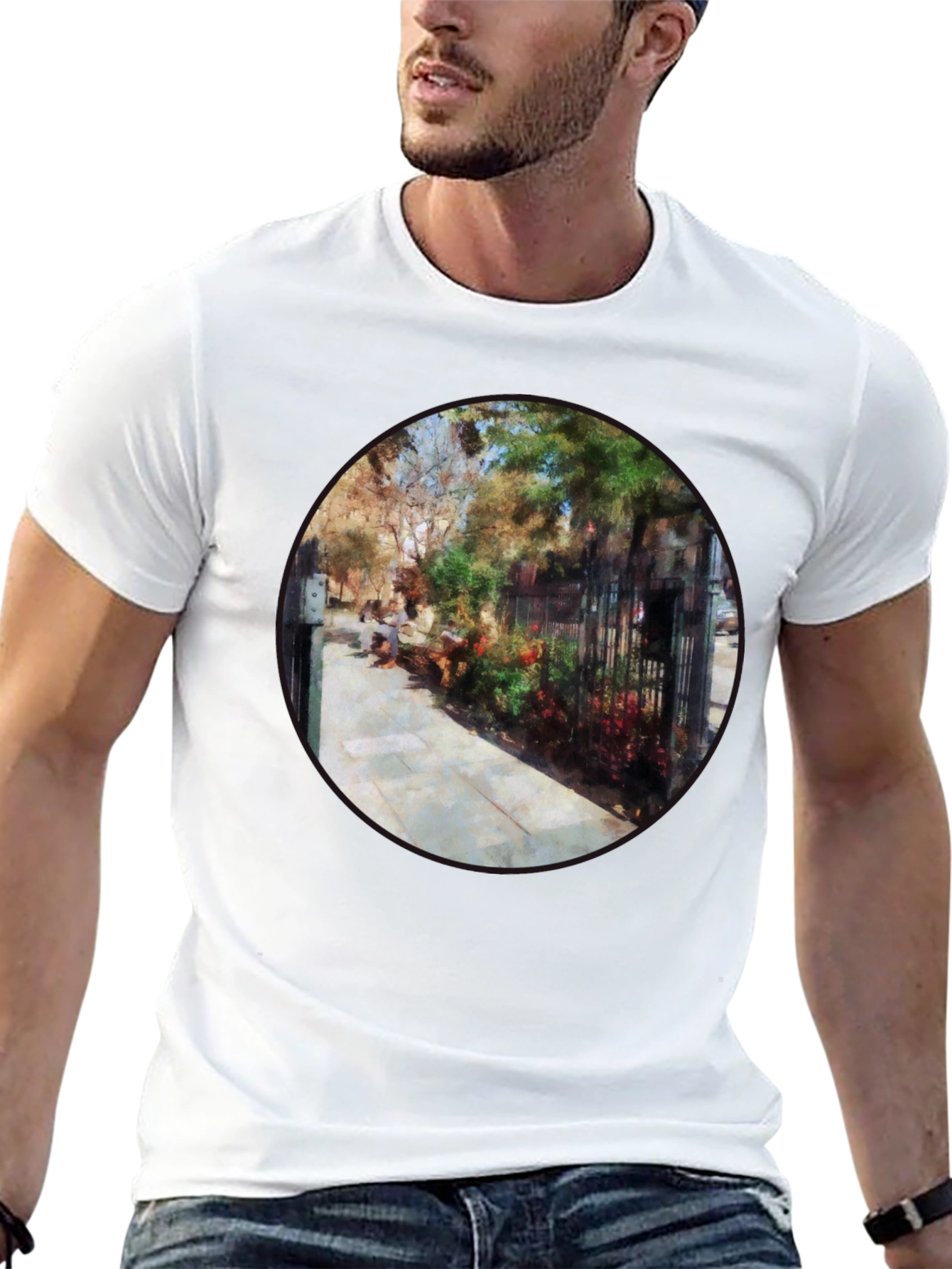 Sidewalk Artwork Black T-Shirt