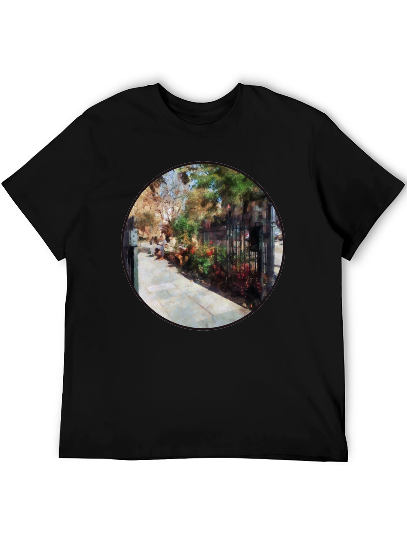 Sidewalk Artwork Black T-Shirt