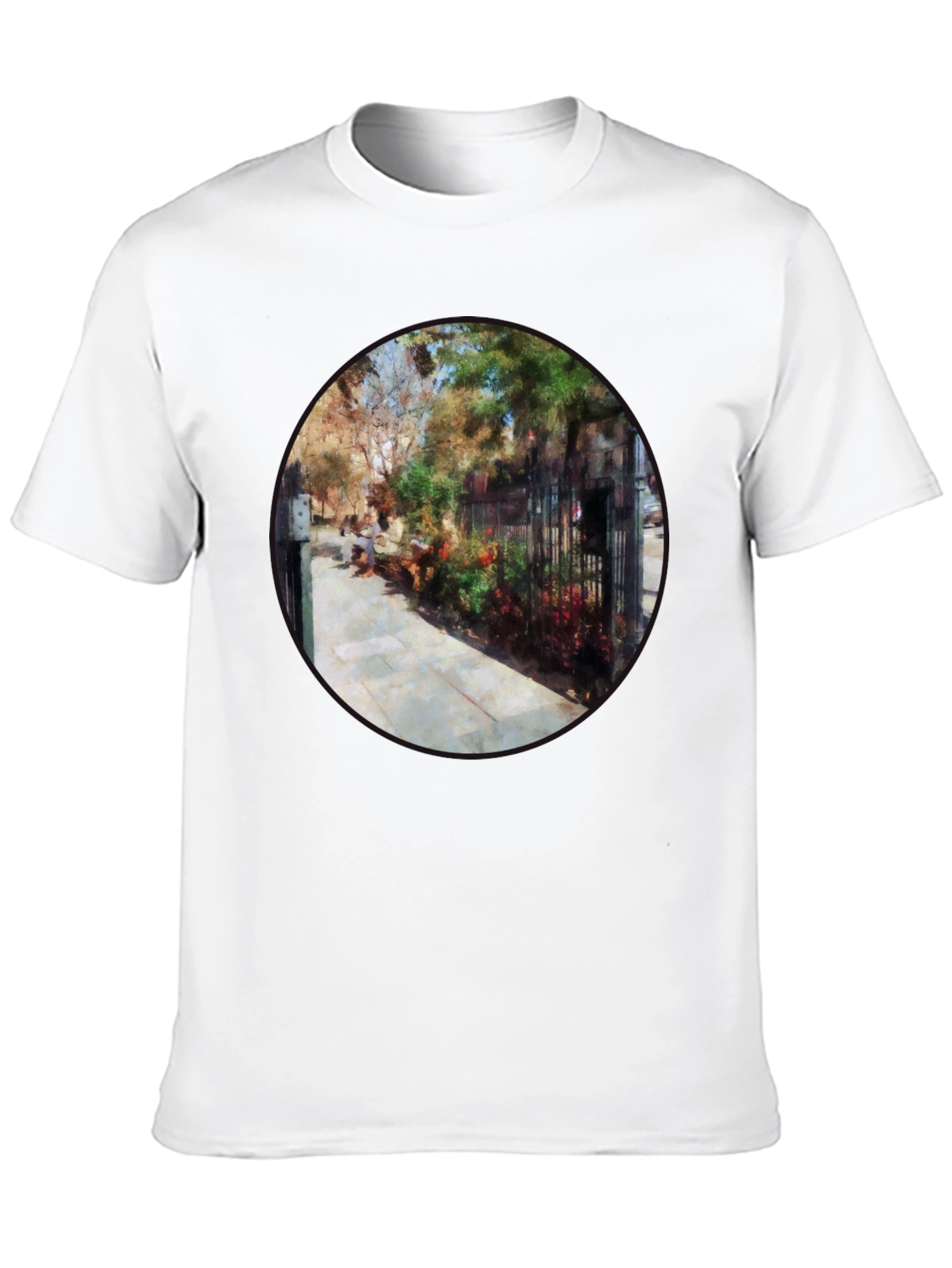 Sidewalk Artwork Black T-Shirt