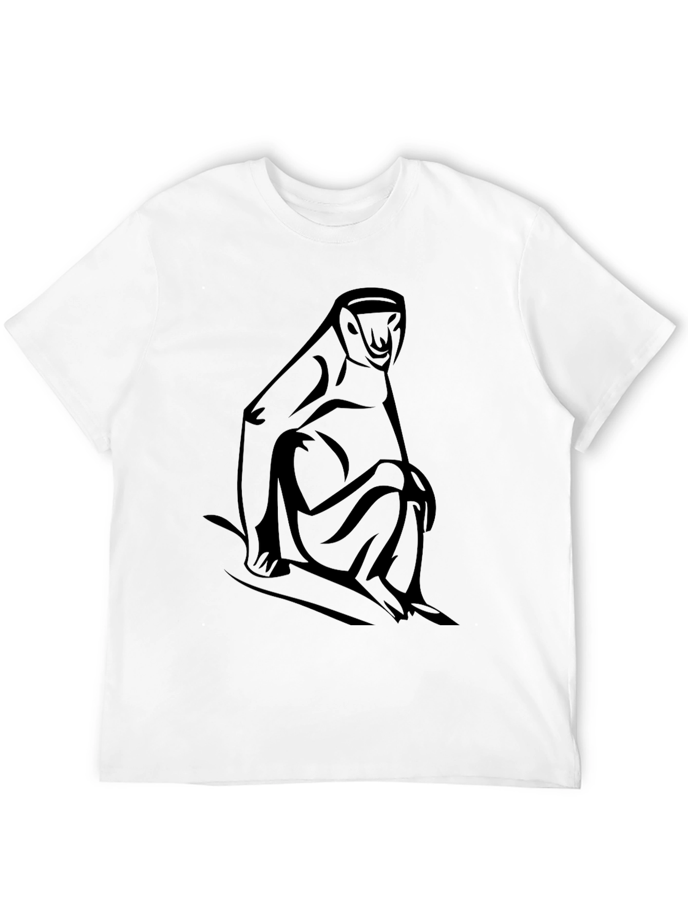 Monkey Graphic Tee - Black T-Shirt