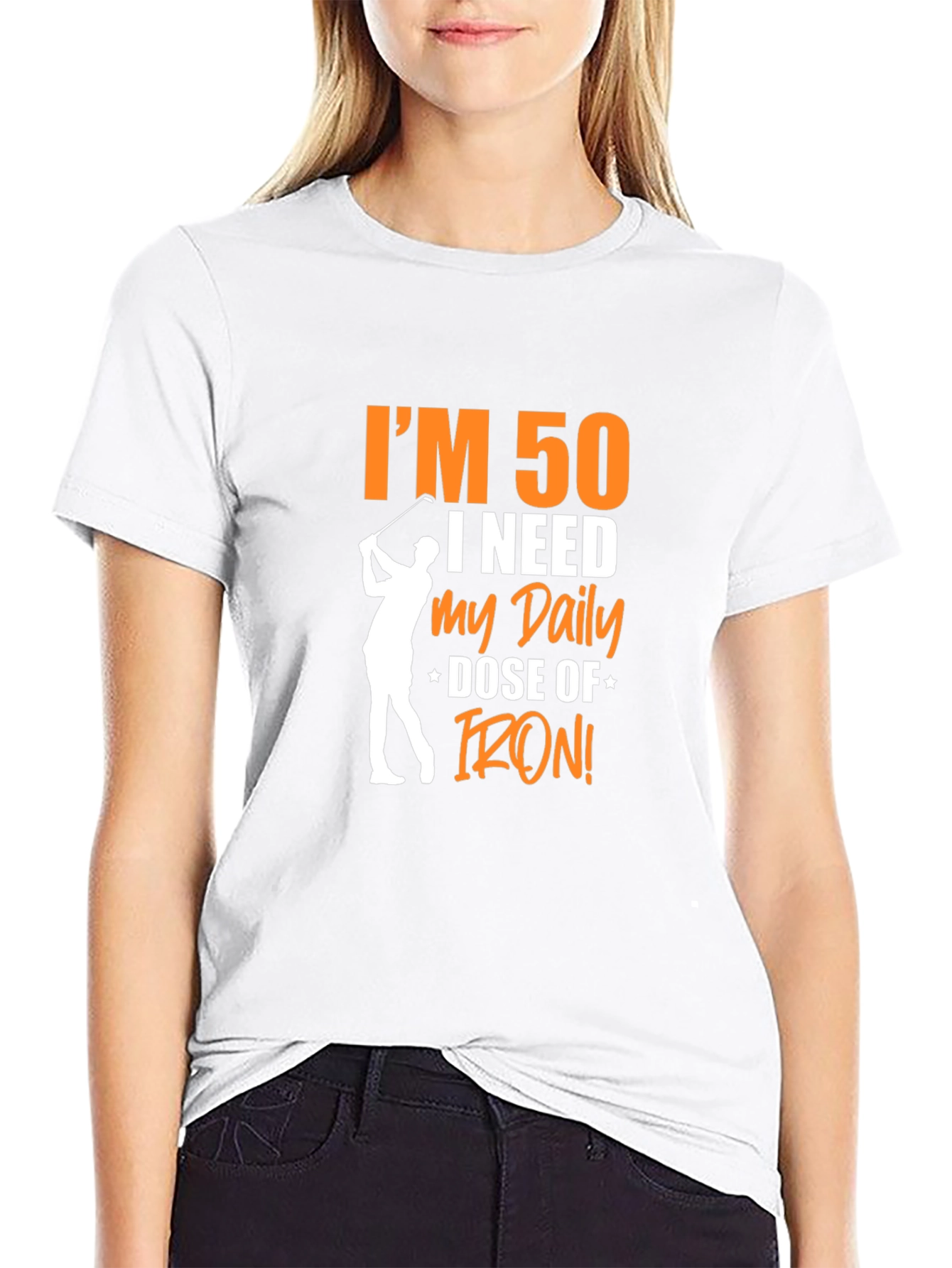 Im 50 Daily Dose of Iron Golf T-Shirt