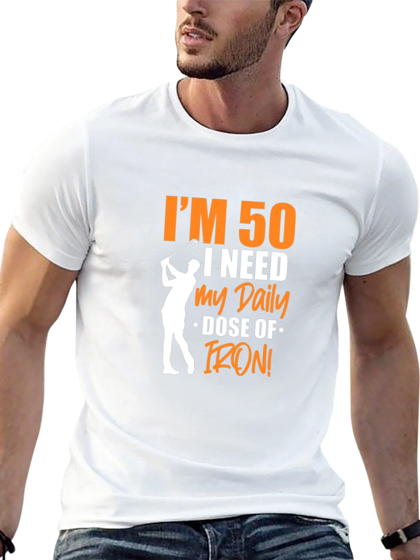 Im 50 Daily Dose of Iron Golf T-Shirt