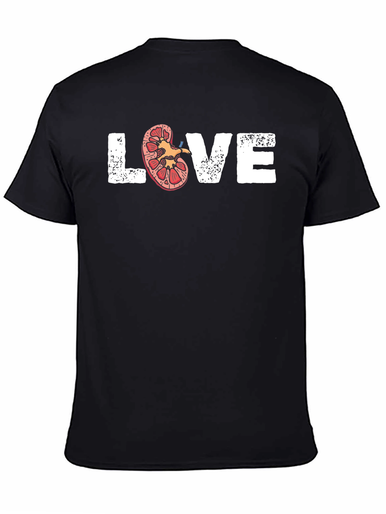 Love Kidney Graphic Tee - Black