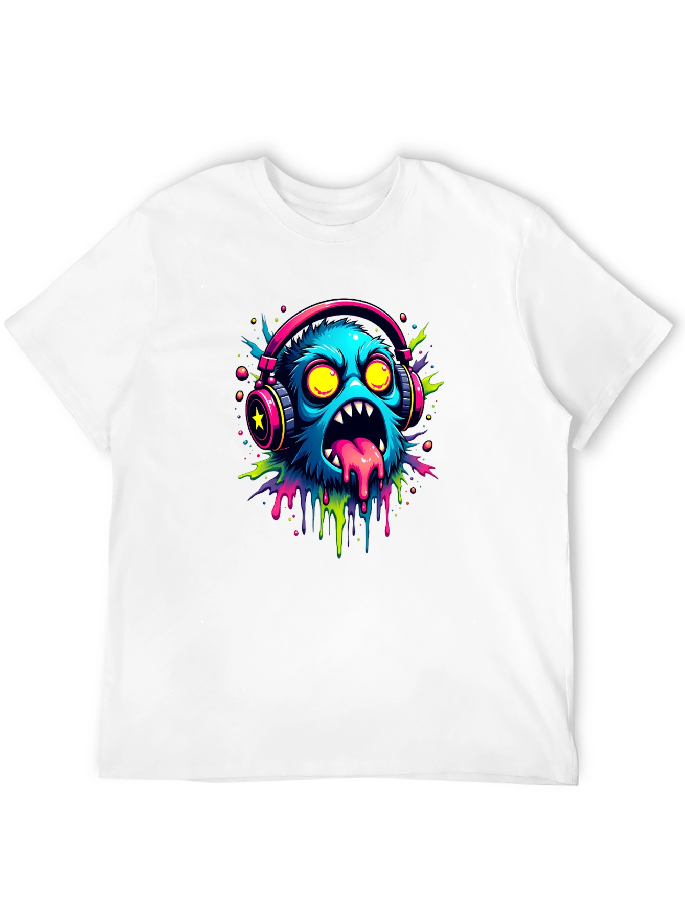 Monster Graphic Black Tee