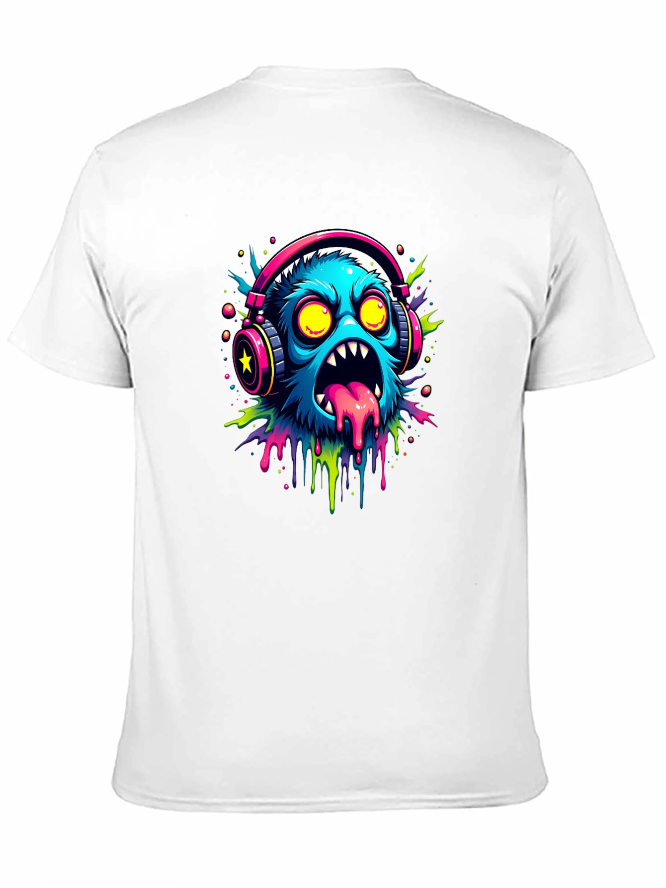 Monster Graphic Black Tee