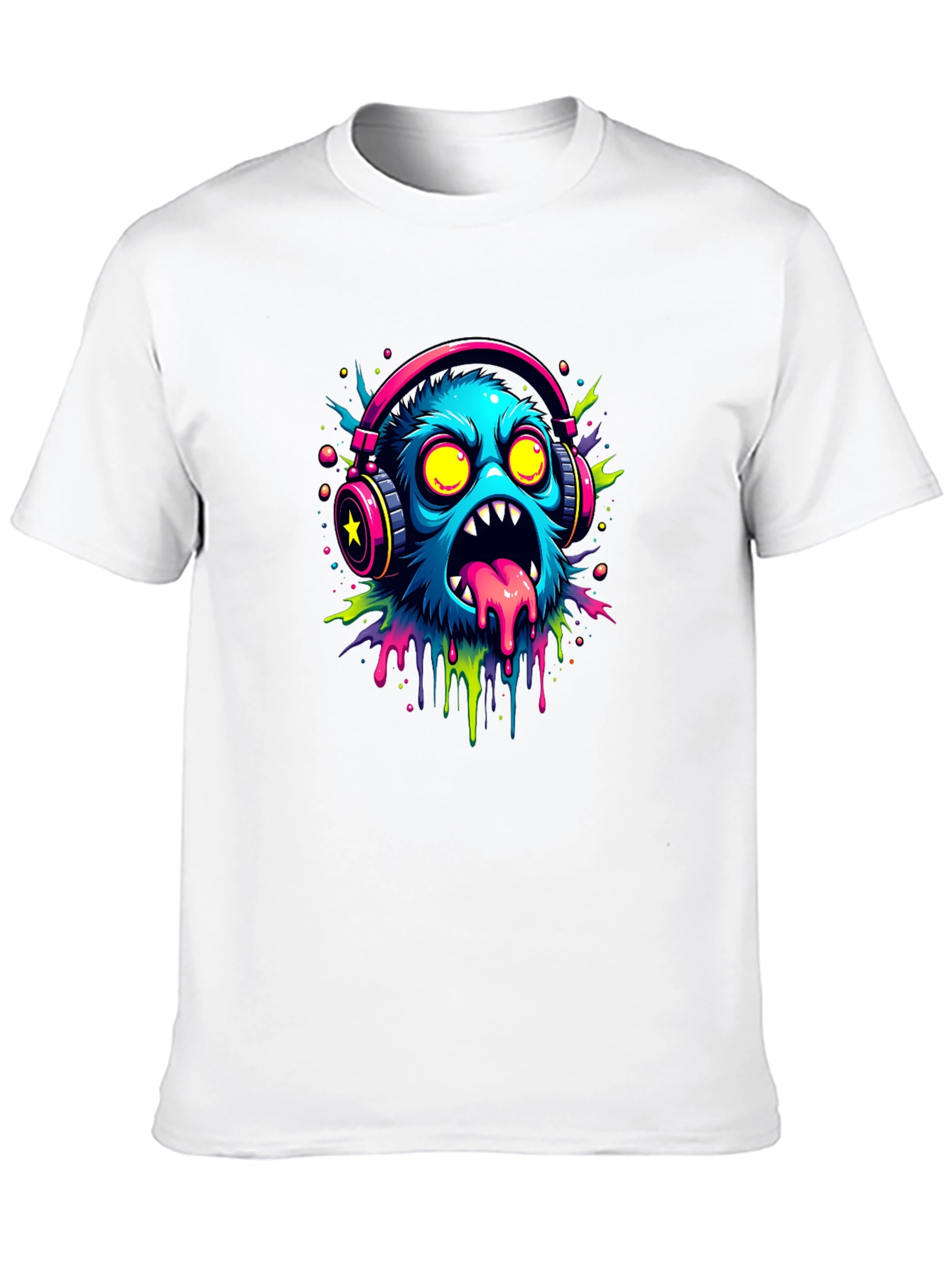 Monster Graphic Black Tee