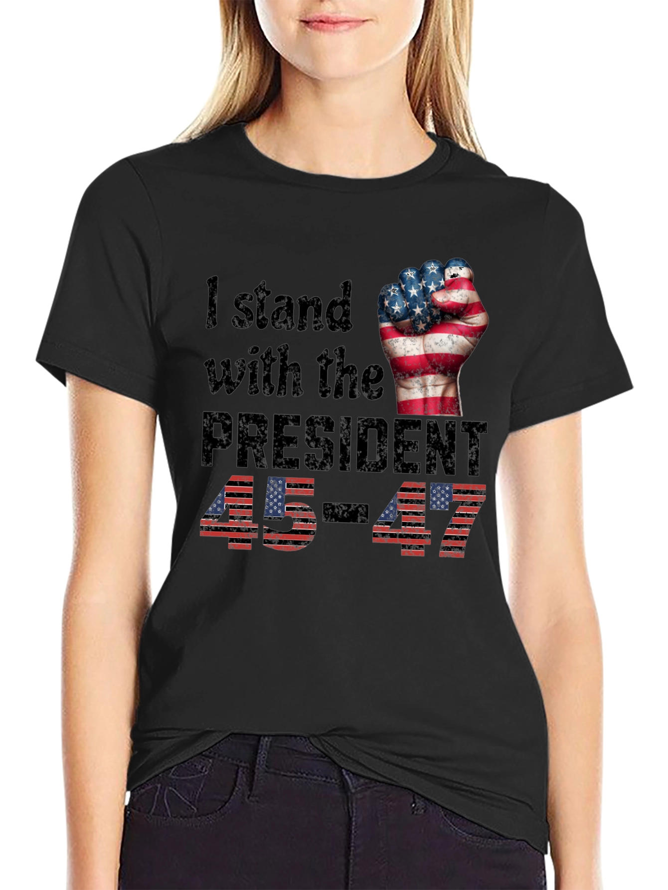 I Stand With the President Patriotic T-Shirt