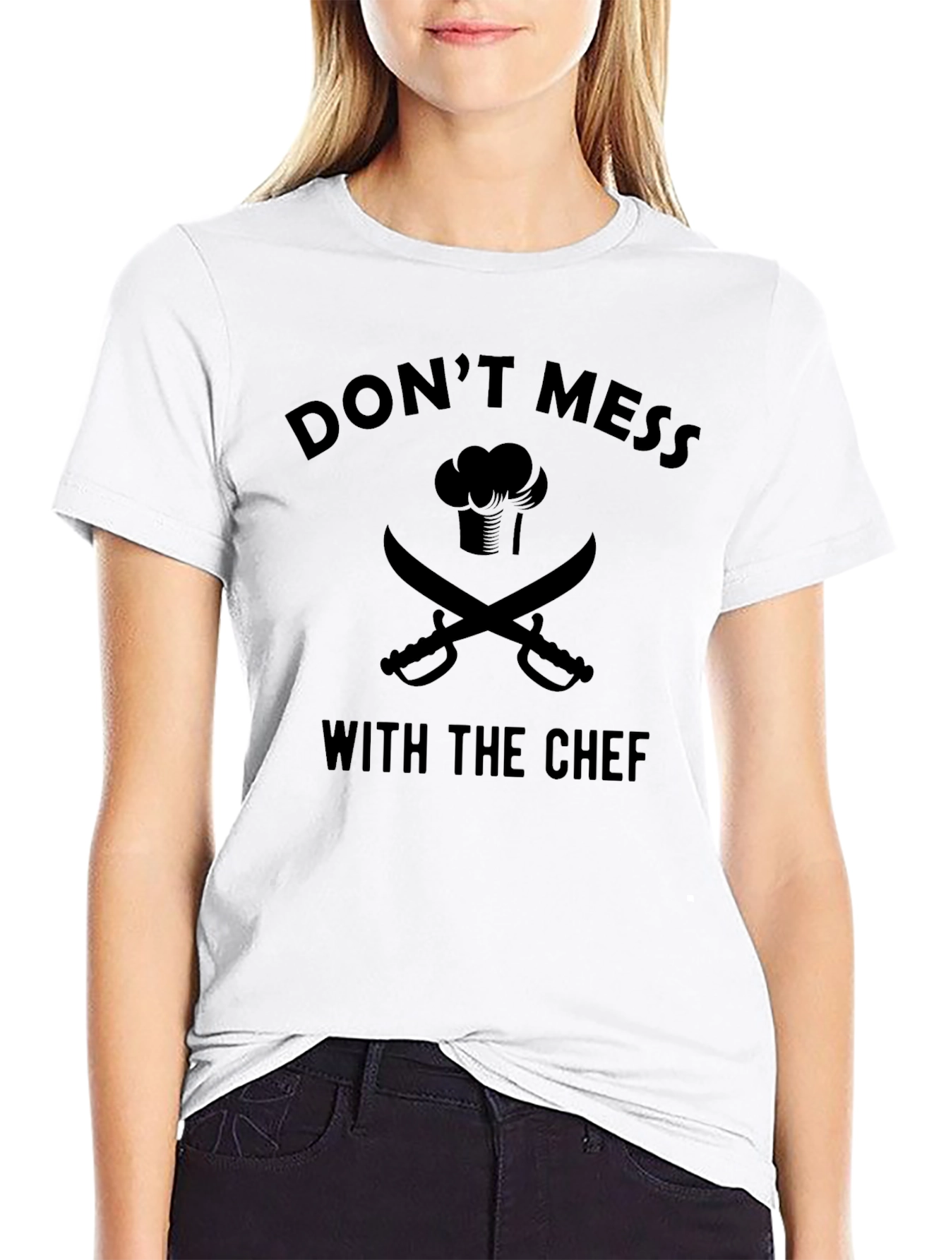 Dont Mess with the Chef Black T-Shirt